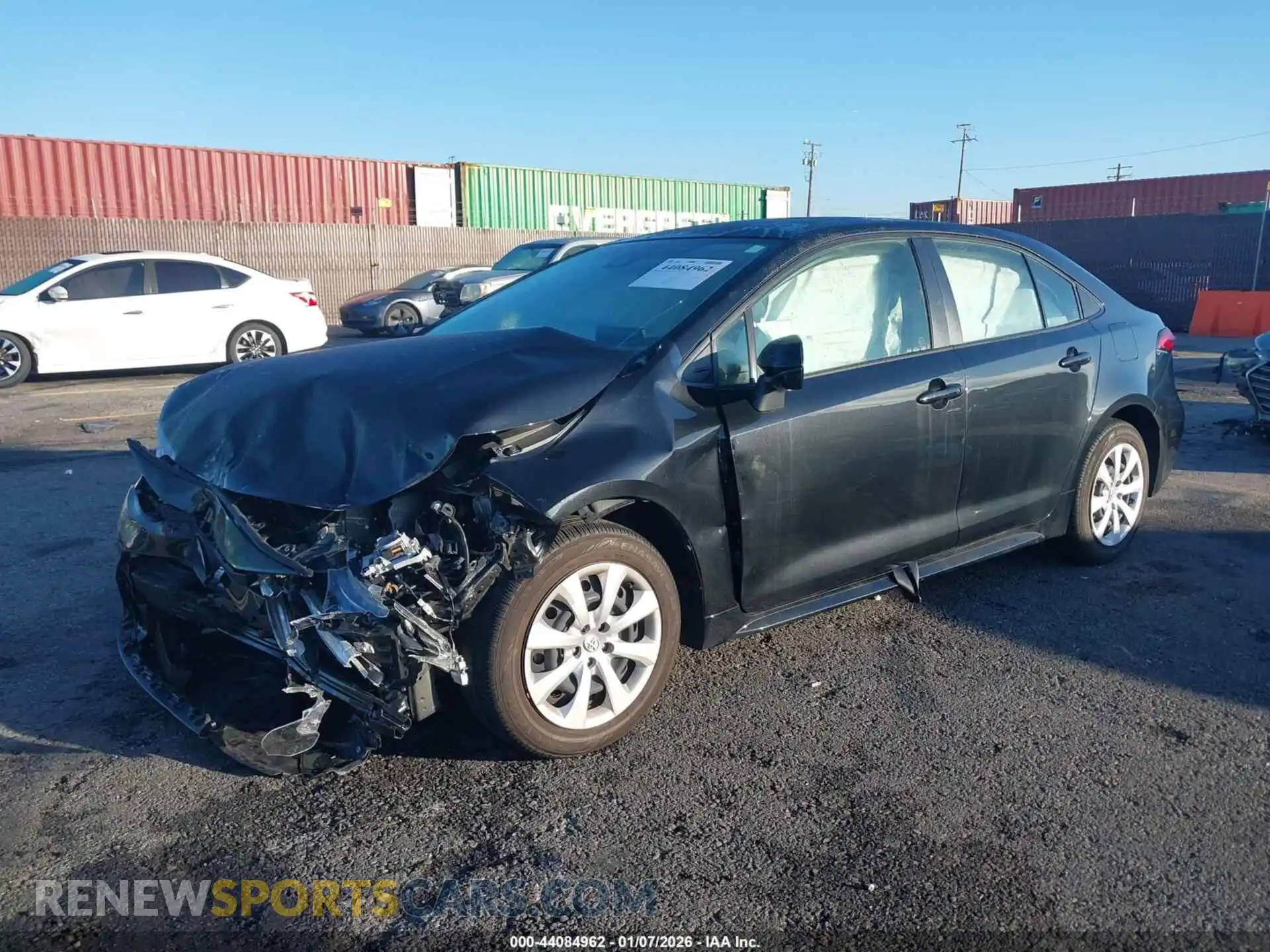 2 Фотография поврежденного автомобиля JTDEPMAE4MJ174334 TOYOTA COROLLA 2021
