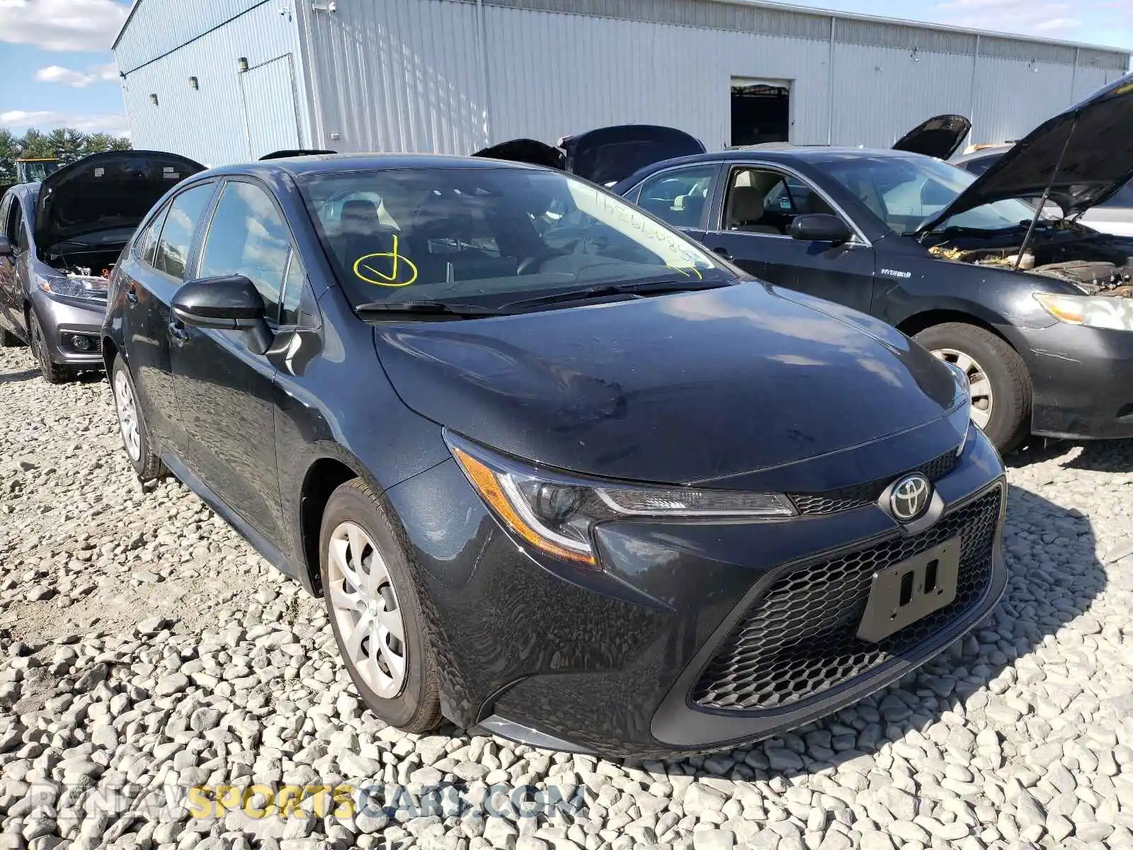 1 Photograph of a damaged car JTDEPMAE4MJ180537 TOYOTA COROLLA 2021