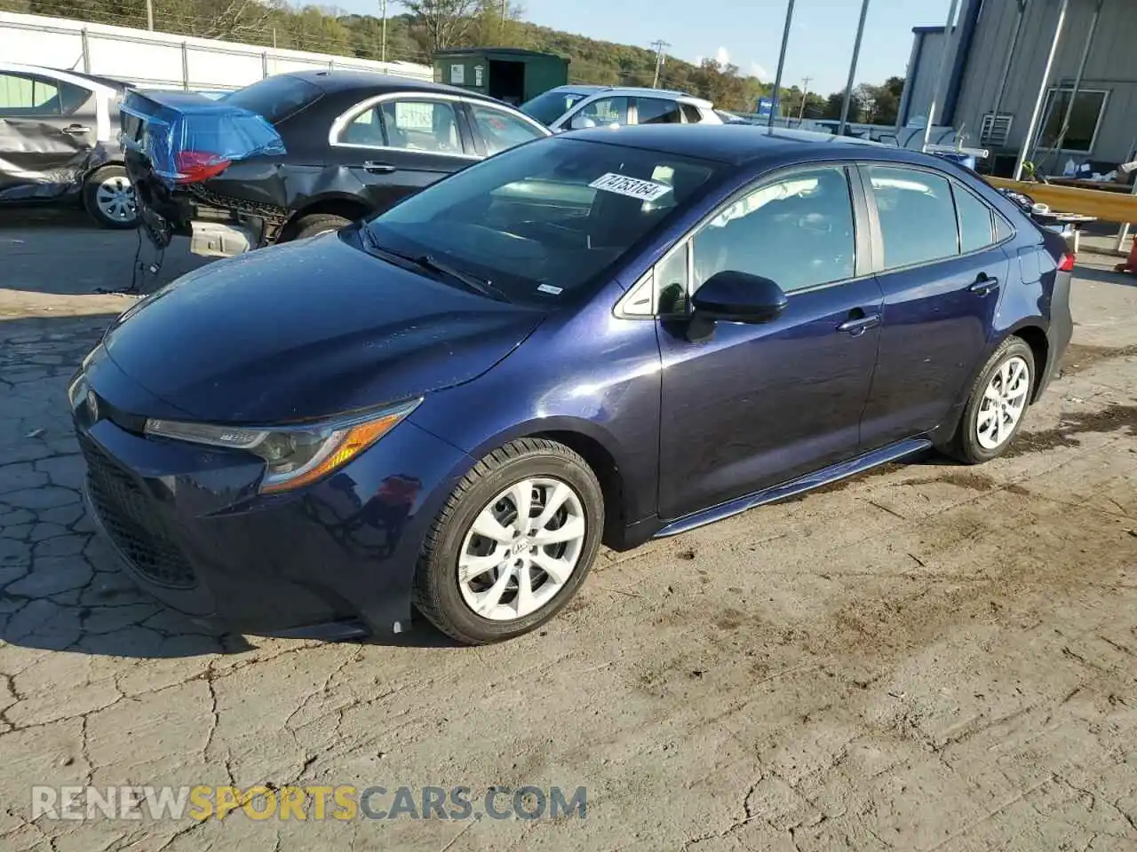 1 Photograph of a damaged car JTDEPMAE4MJ182613 TOYOTA COROLLA 2021
