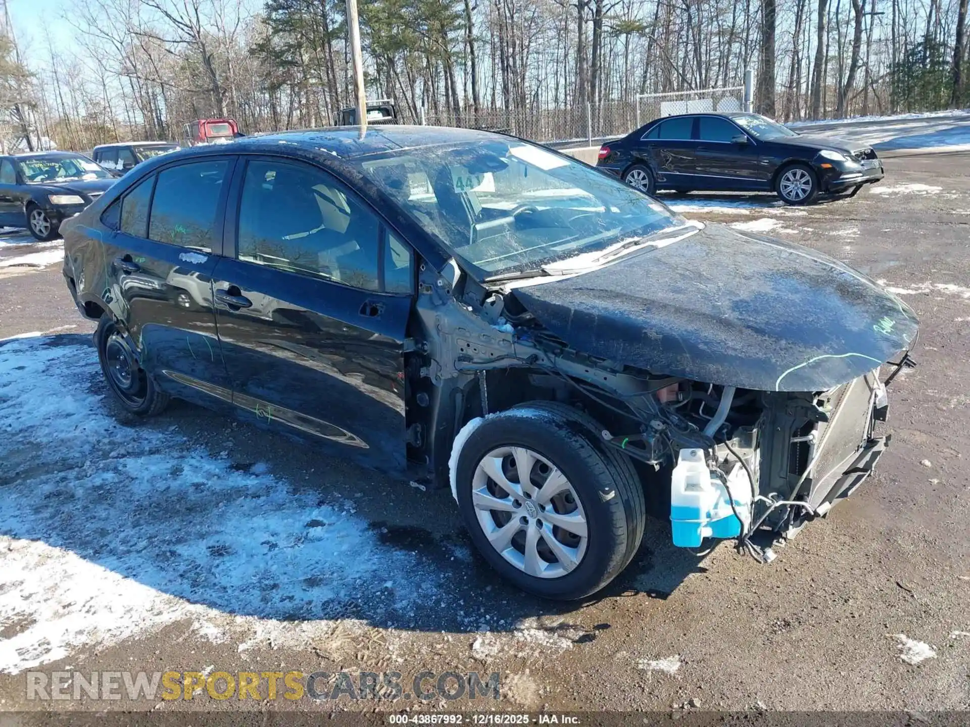 1 Photograph of a damaged car JTDEPMAE4MJ184328 TOYOTA COROLLA 2021