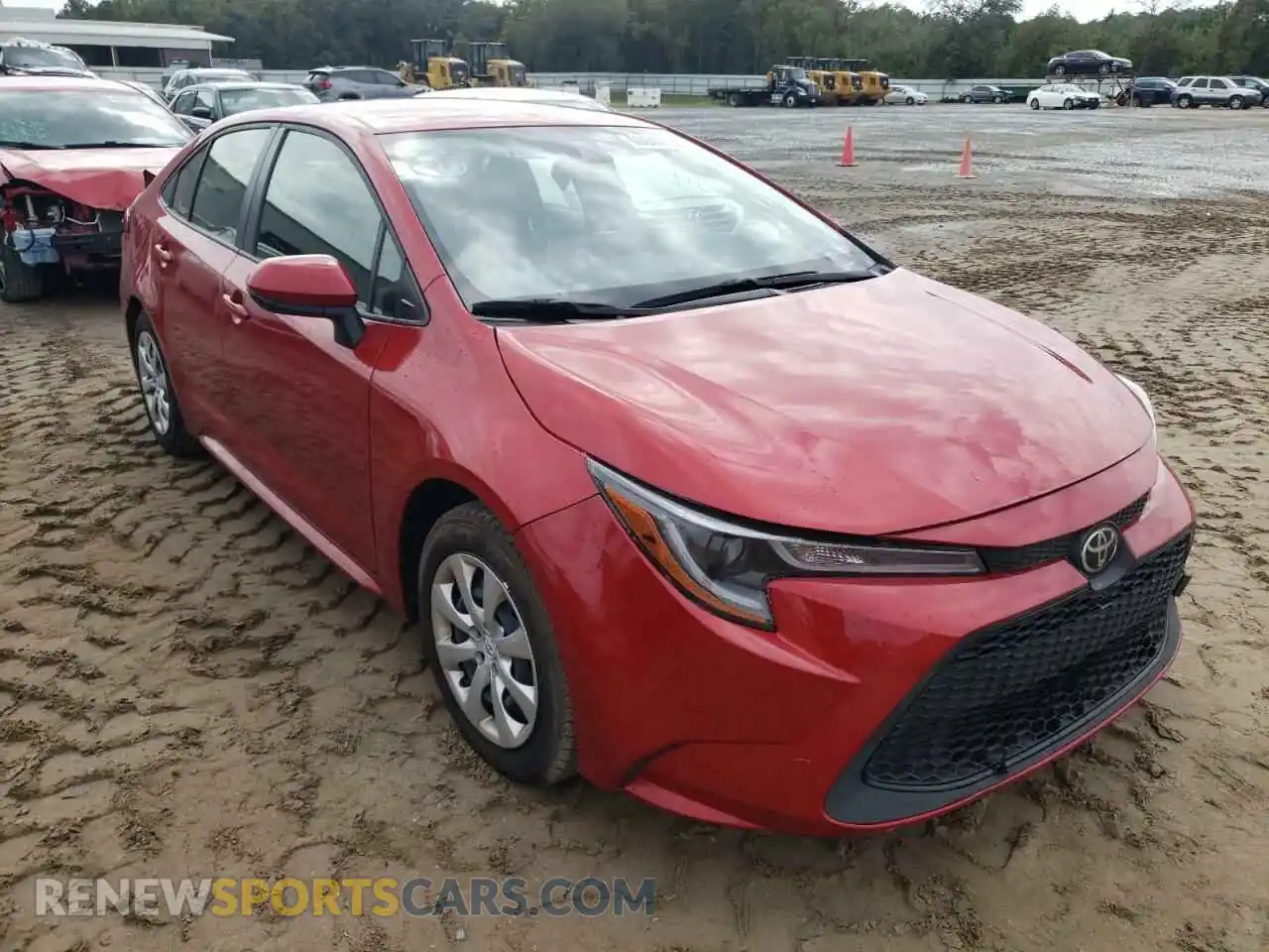 1 Photograph of a damaged car JTDEPMAE4MJ187942 TOYOTA COROLLA 2021