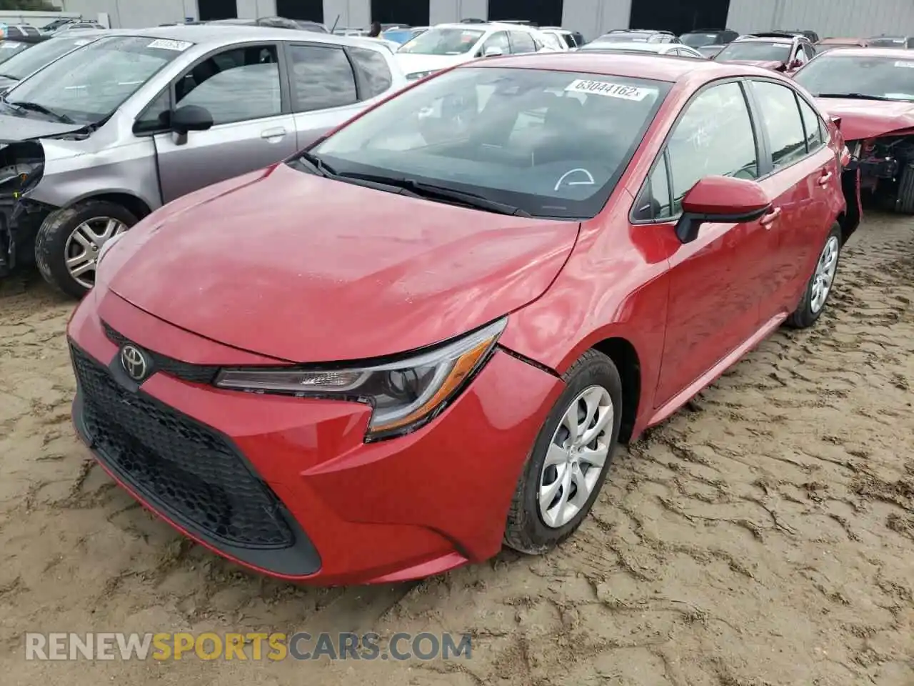 2 Photograph of a damaged car JTDEPMAE4MJ187942 TOYOTA COROLLA 2021