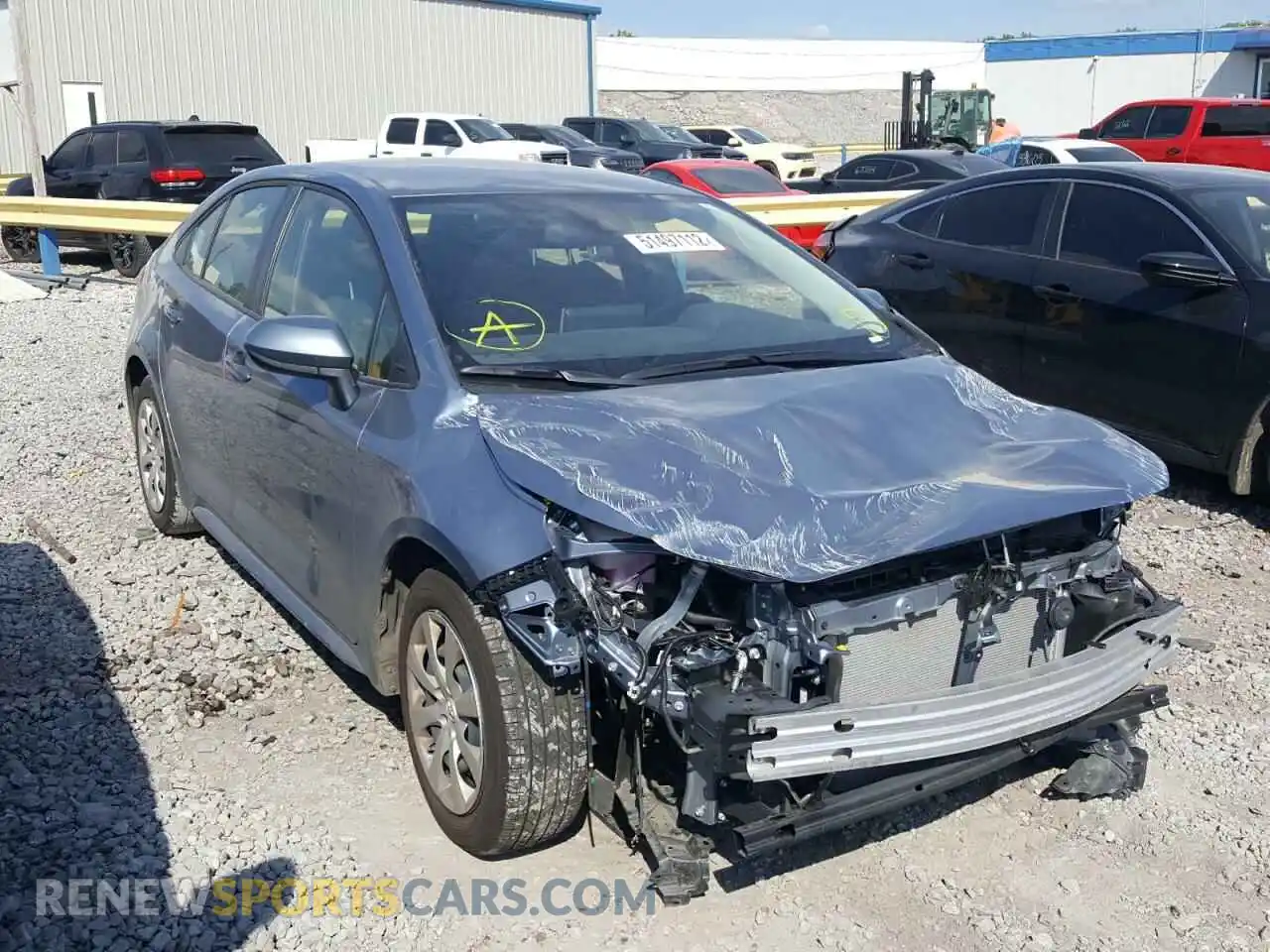 1 Photograph of a damaged car JTDEPMAE4MJ188587 TOYOTA COROLLA 2021