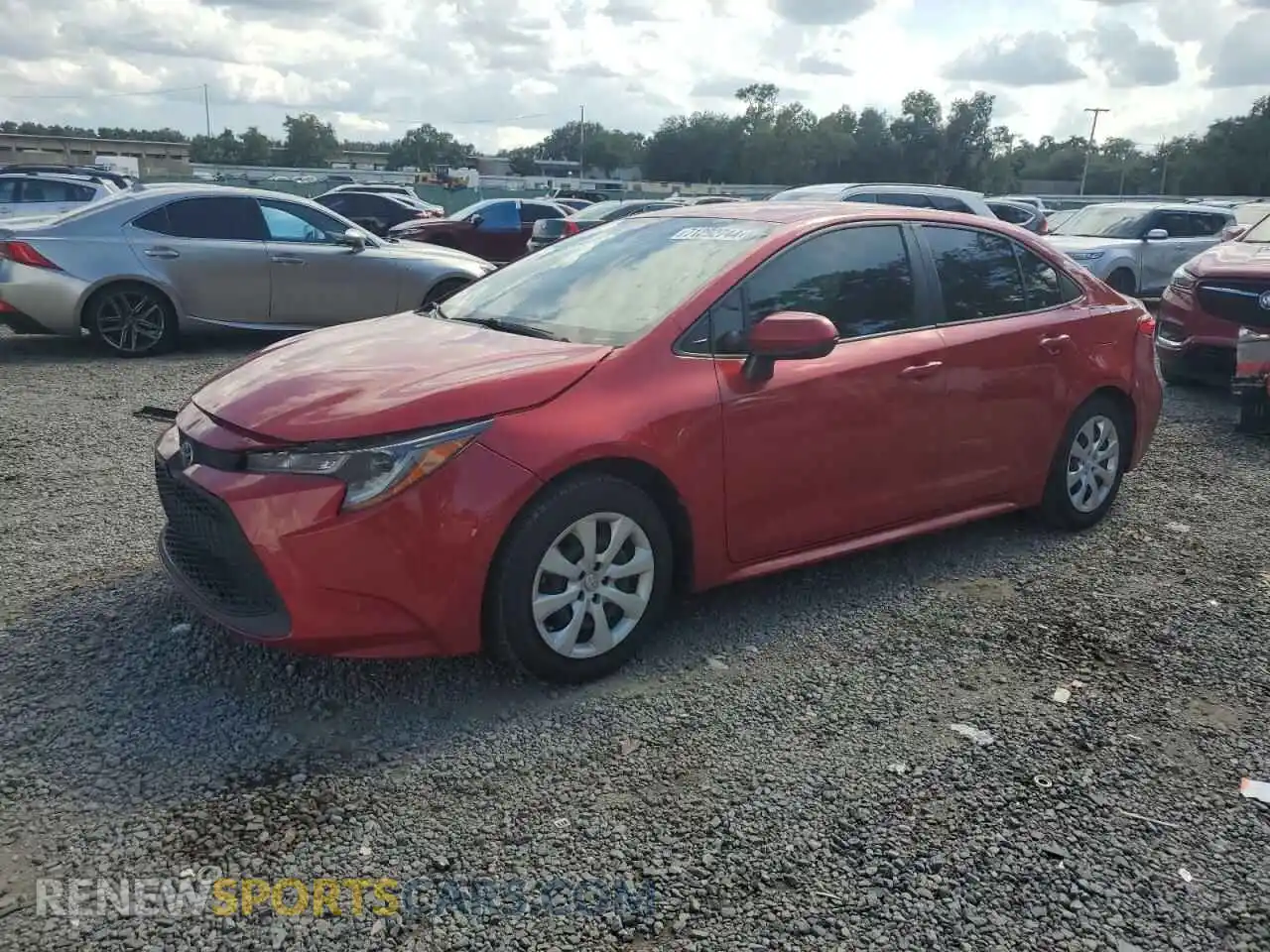 1 Photograph of a damaged car JTDEPMAE4MJ189190 TOYOTA COROLLA 2021