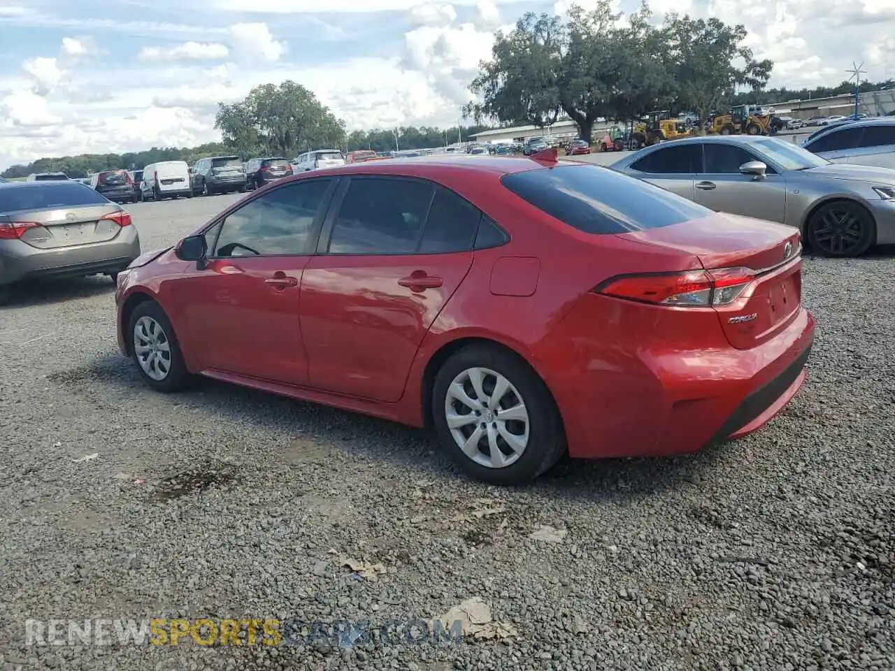 2 Photograph of a damaged car JTDEPMAE4MJ189190 TOYOTA COROLLA 2021