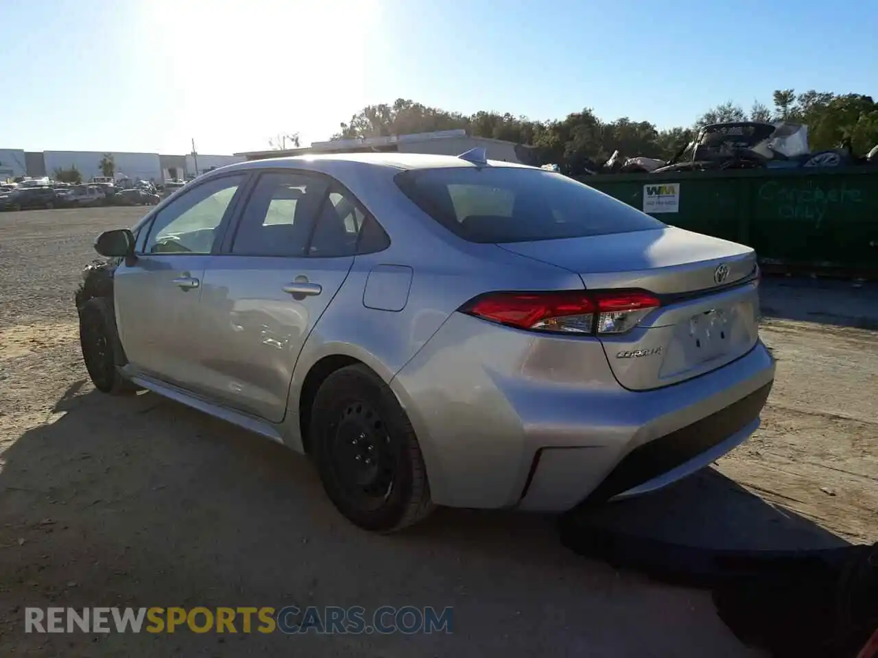 2 Photograph of a damaged car JTDEPMAE5MJ119066 TOYOTA COROLLA 2021