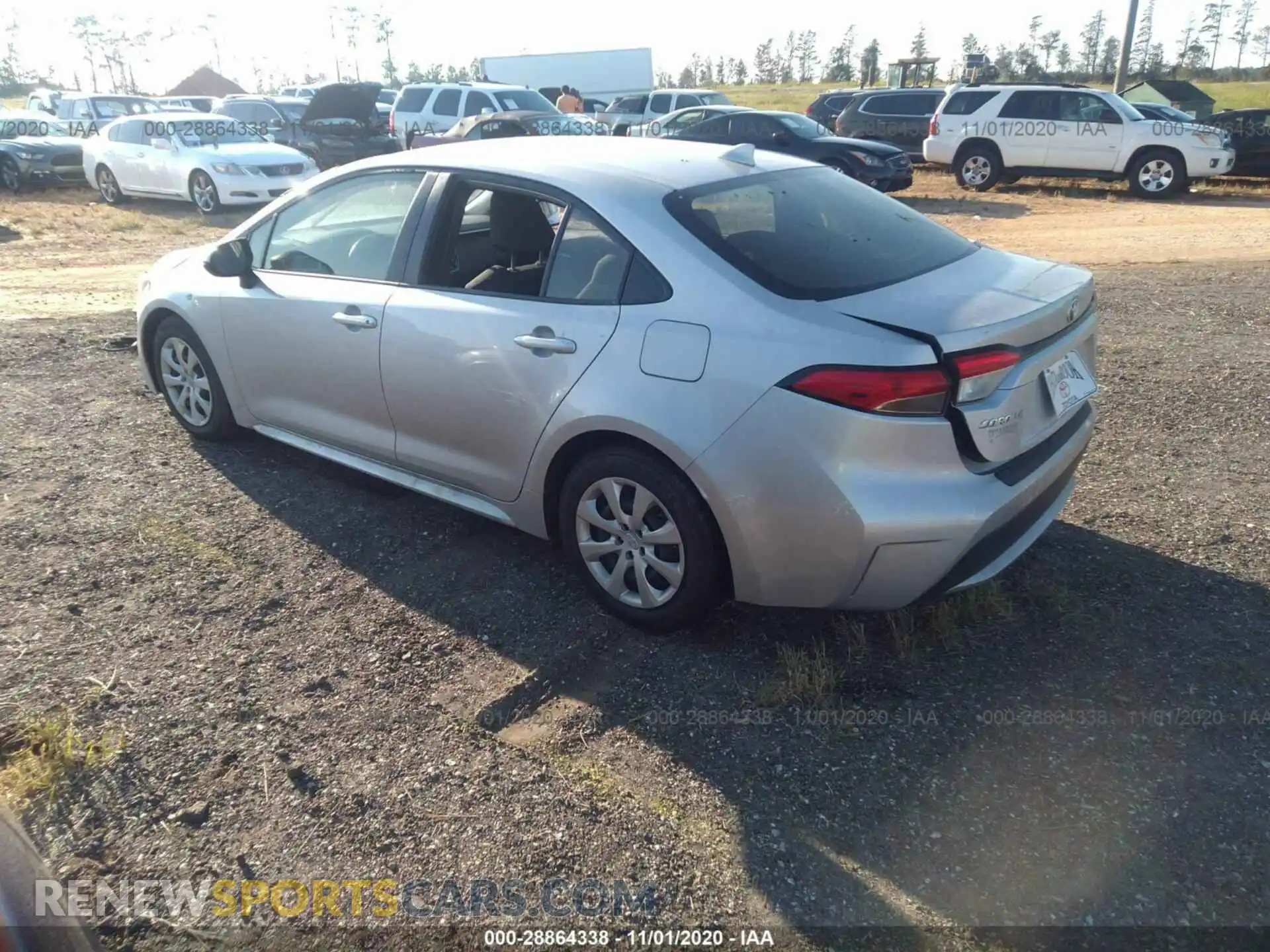3 Photograph of a damaged car JTDEPMAE5MJ119259 TOYOTA COROLLA 2021