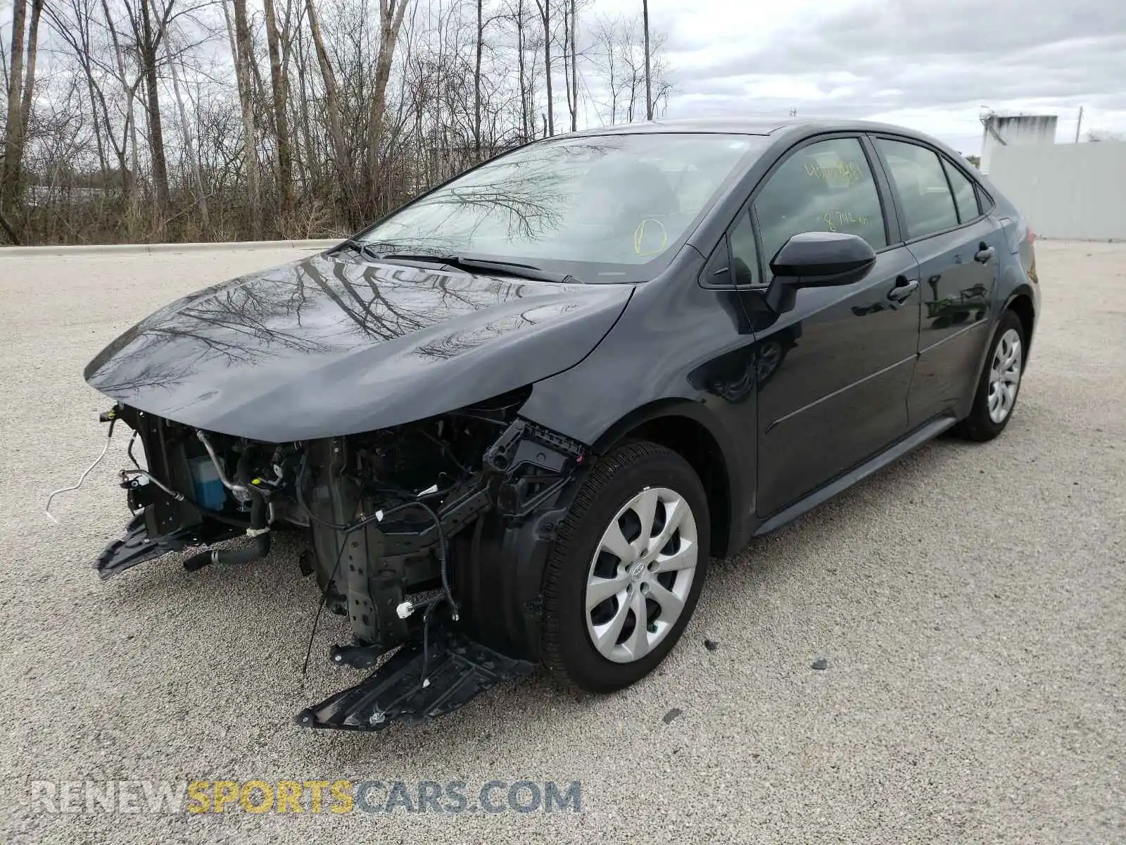 2 Photograph of a damaged car JTDEPMAE5MJ119701 TOYOTA COROLLA 2021
