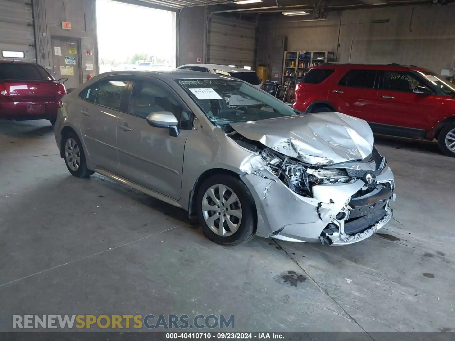 1 Photograph of a damaged car JTDEPMAE5MJ119746 TOYOTA COROLLA 2021