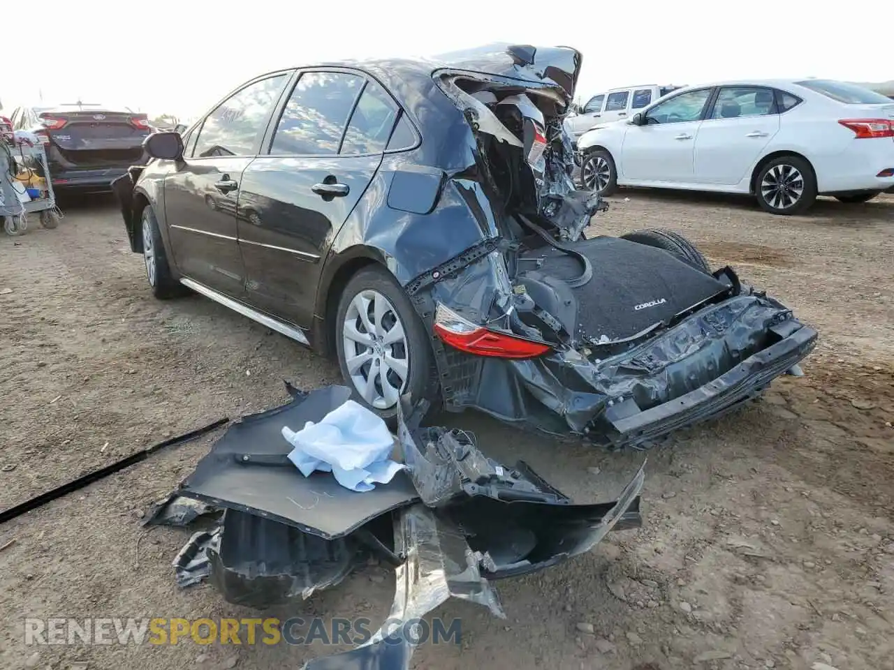 3 Photograph of a damaged car JTDEPMAE5MJ124381 TOYOTA COROLLA 2021