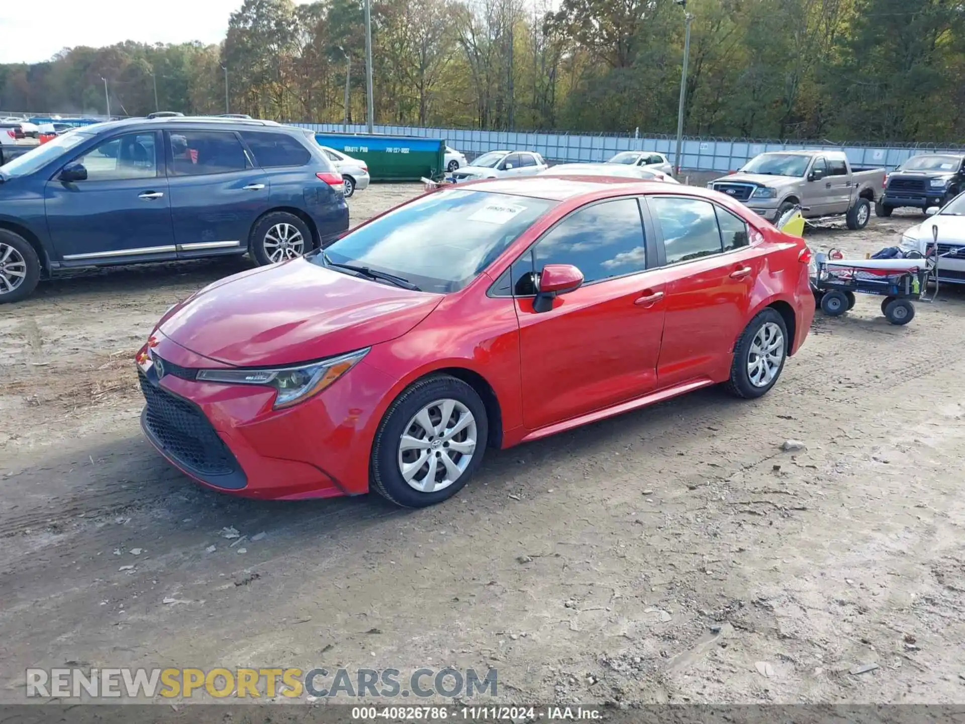 2 Photograph of a damaged car JTDEPMAE5MJ124784 TOYOTA COROLLA 2021