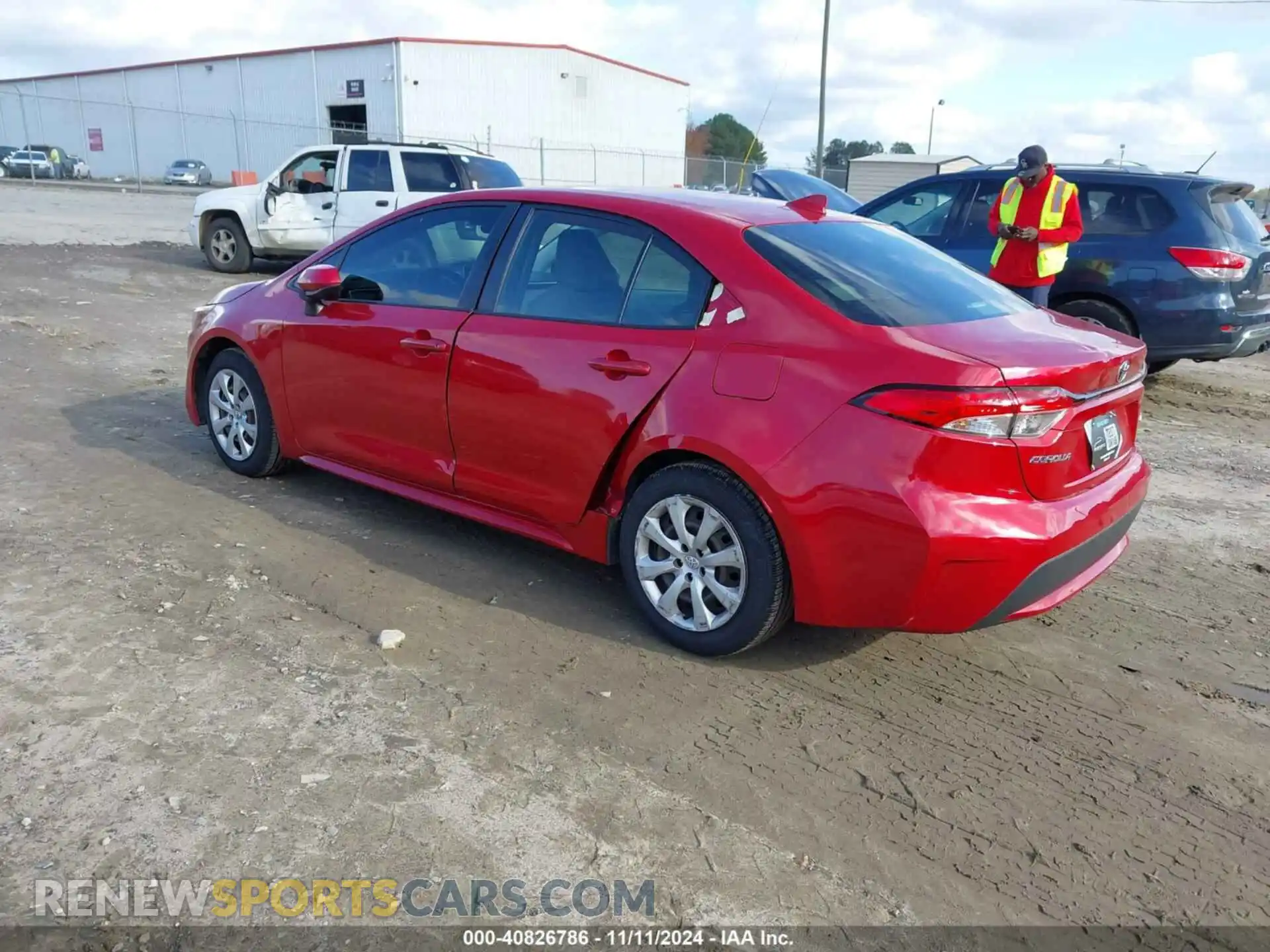 3 Photograph of a damaged car JTDEPMAE5MJ124784 TOYOTA COROLLA 2021