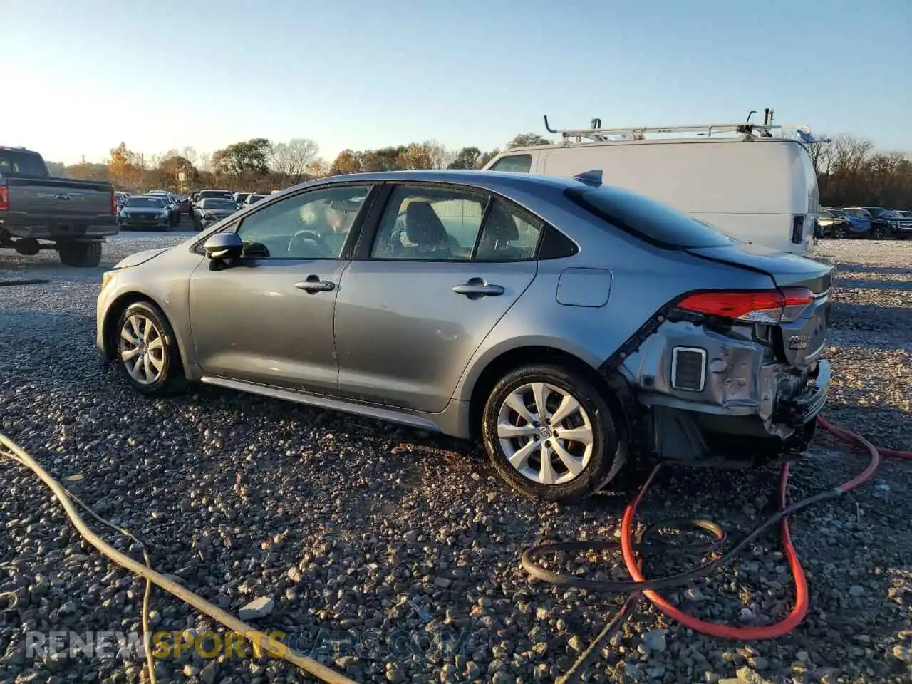 2 Photograph of a damaged car JTDEPMAE5MJ125160 TOYOTA COROLLA 2021