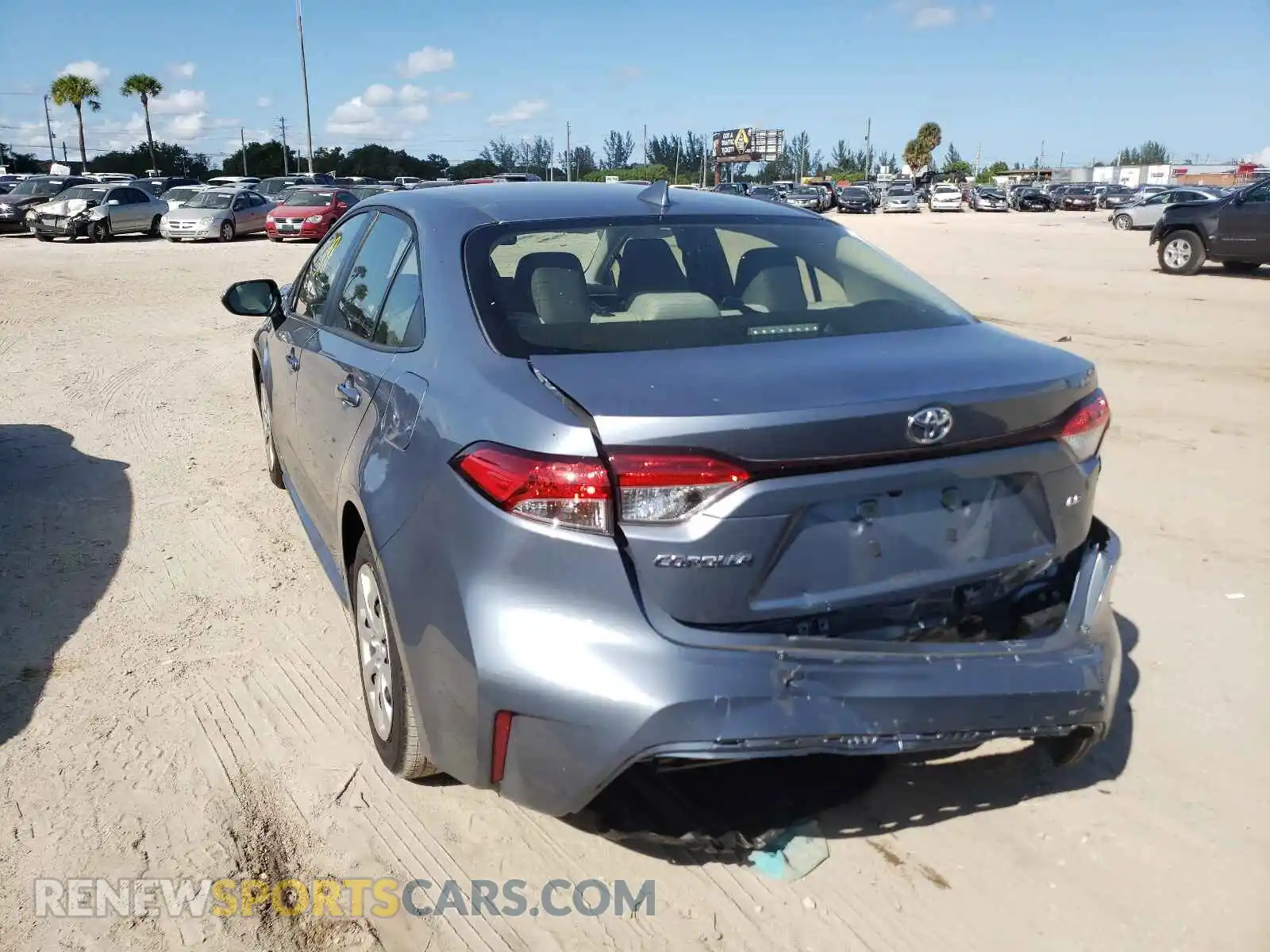 3 Photograph of a damaged car JTDEPMAE5MJ126714 TOYOTA COROLLA 2021