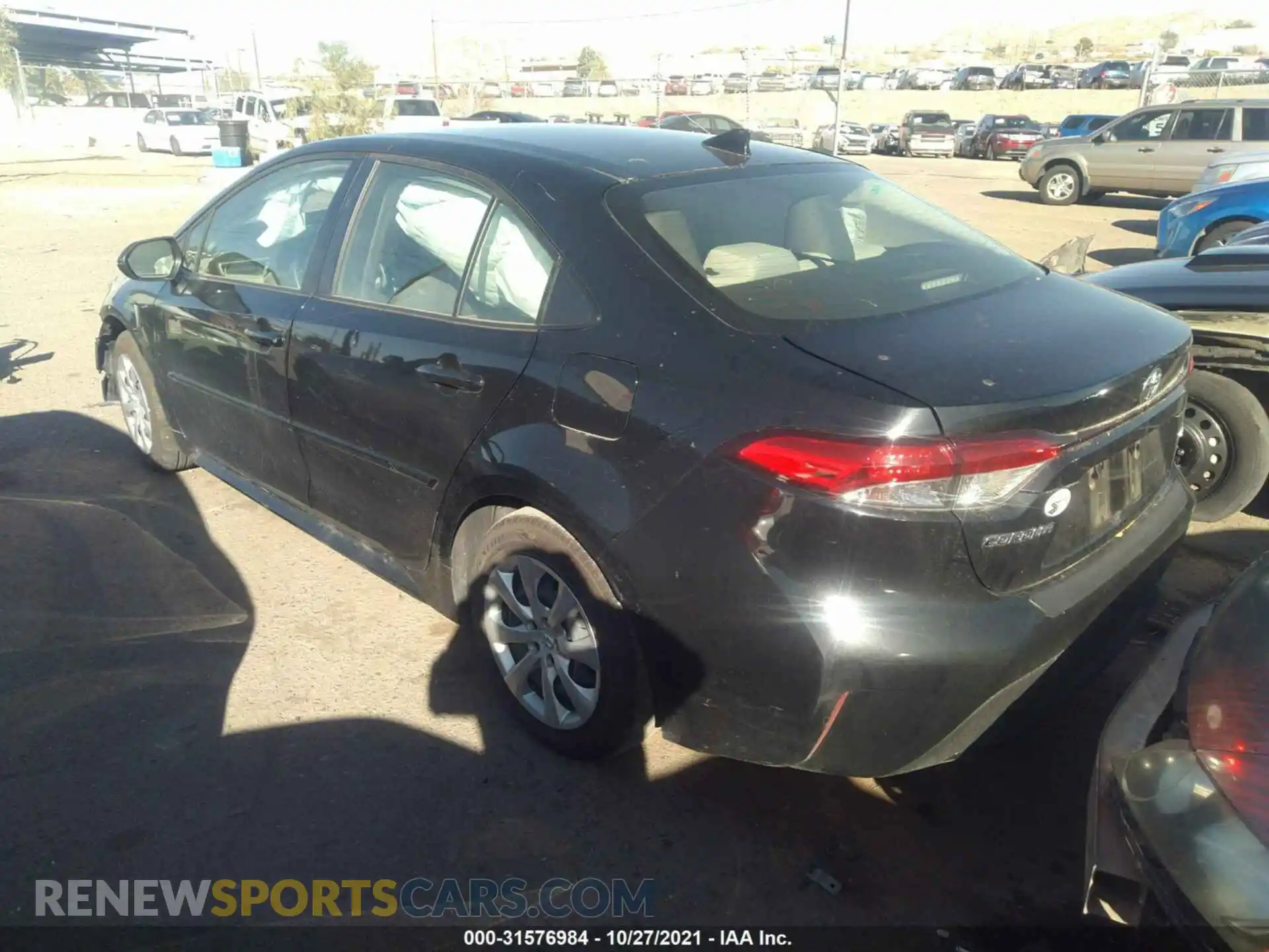 3 Photograph of a damaged car JTDEPMAE5MJ127605 TOYOTA COROLLA 2021