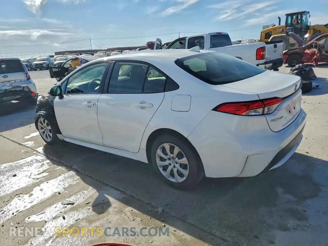 2 Photograph of a damaged car JTDEPMAE5MJ128723 TOYOTA COROLLA 2021