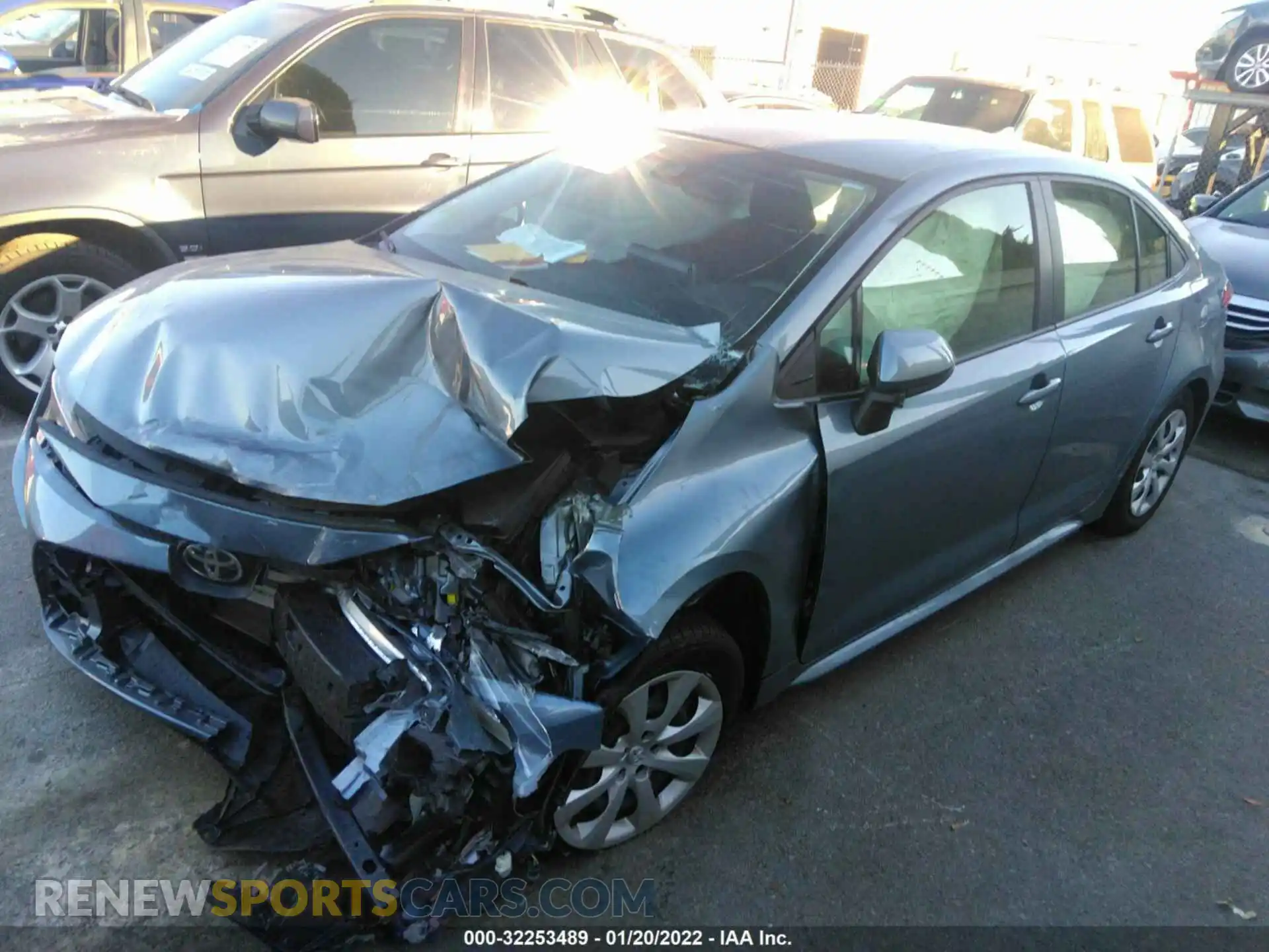 2 Photograph of a damaged car JTDEPMAE5MJ129063 TOYOTA COROLLA 2021
