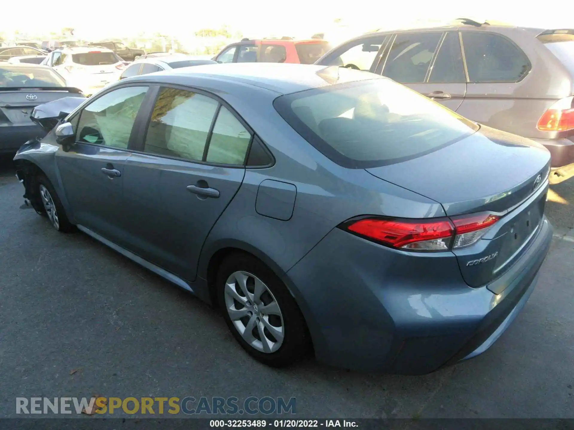 3 Photograph of a damaged car JTDEPMAE5MJ129063 TOYOTA COROLLA 2021