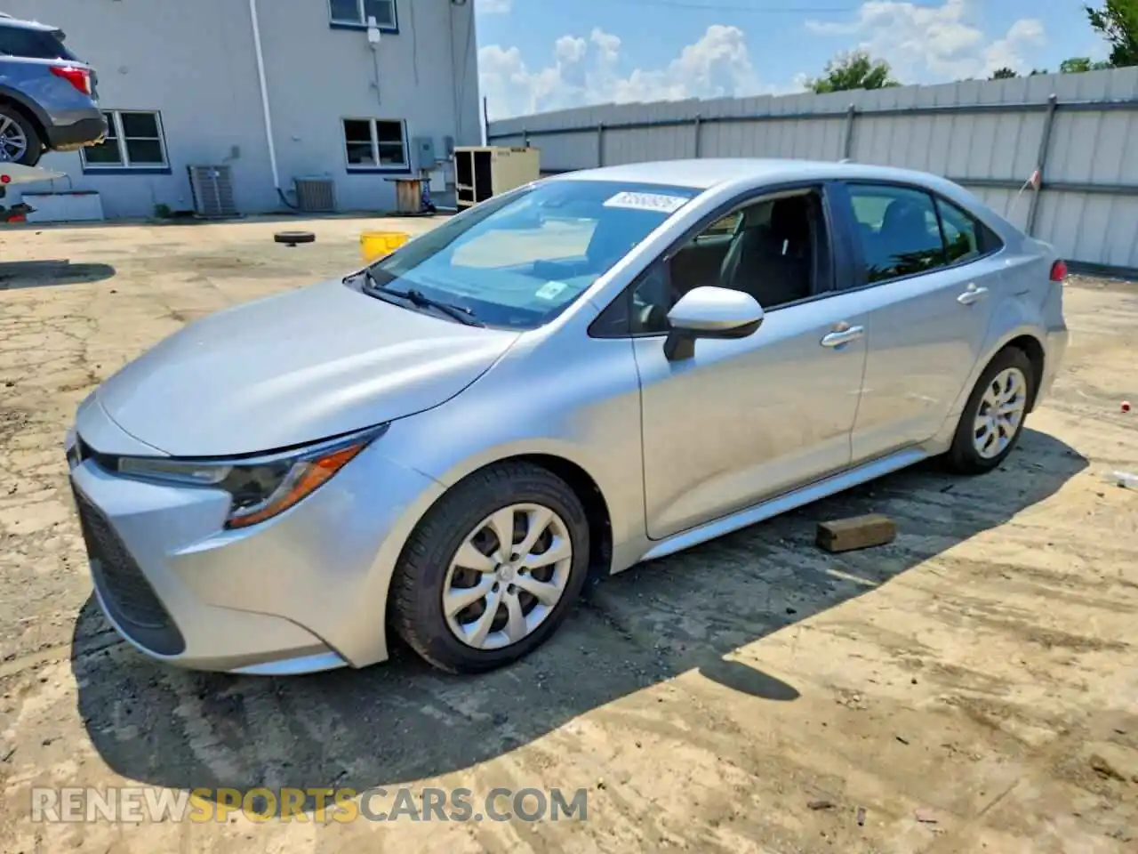 1 Photograph of a damaged car JTDEPMAE5MJ130035 TOYOTA COROLLA 2021