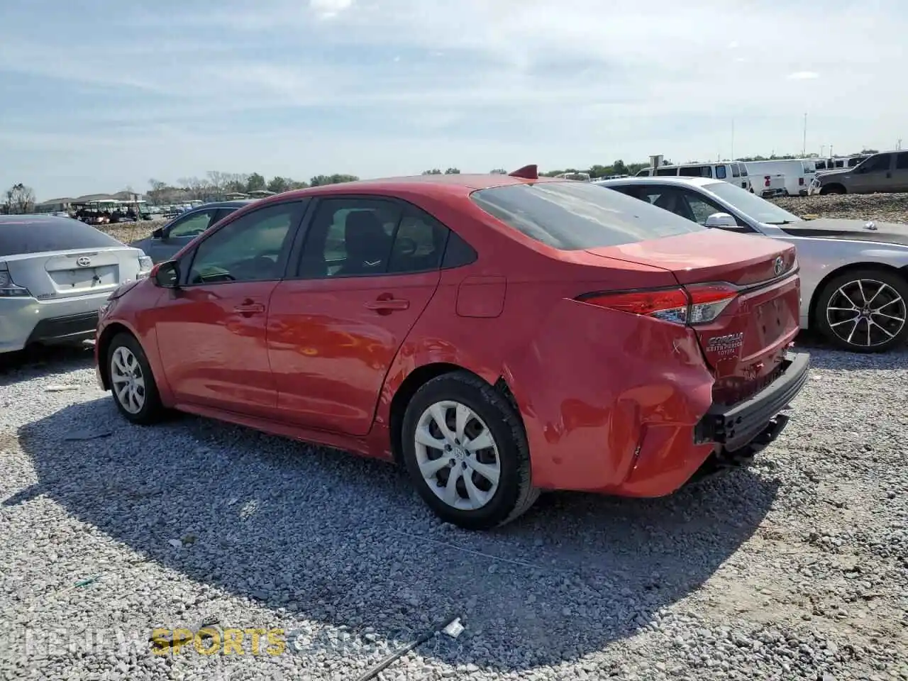 2 Фотография поврежденного автомобиля JTDEPMAE5MJ134585 TOYOTA COROLLA 2021