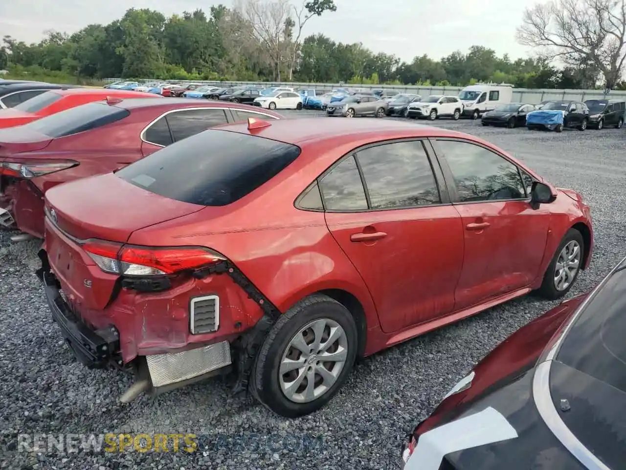 3 Фотография поврежденного автомобиля JTDEPMAE5MJ134585 TOYOTA COROLLA 2021