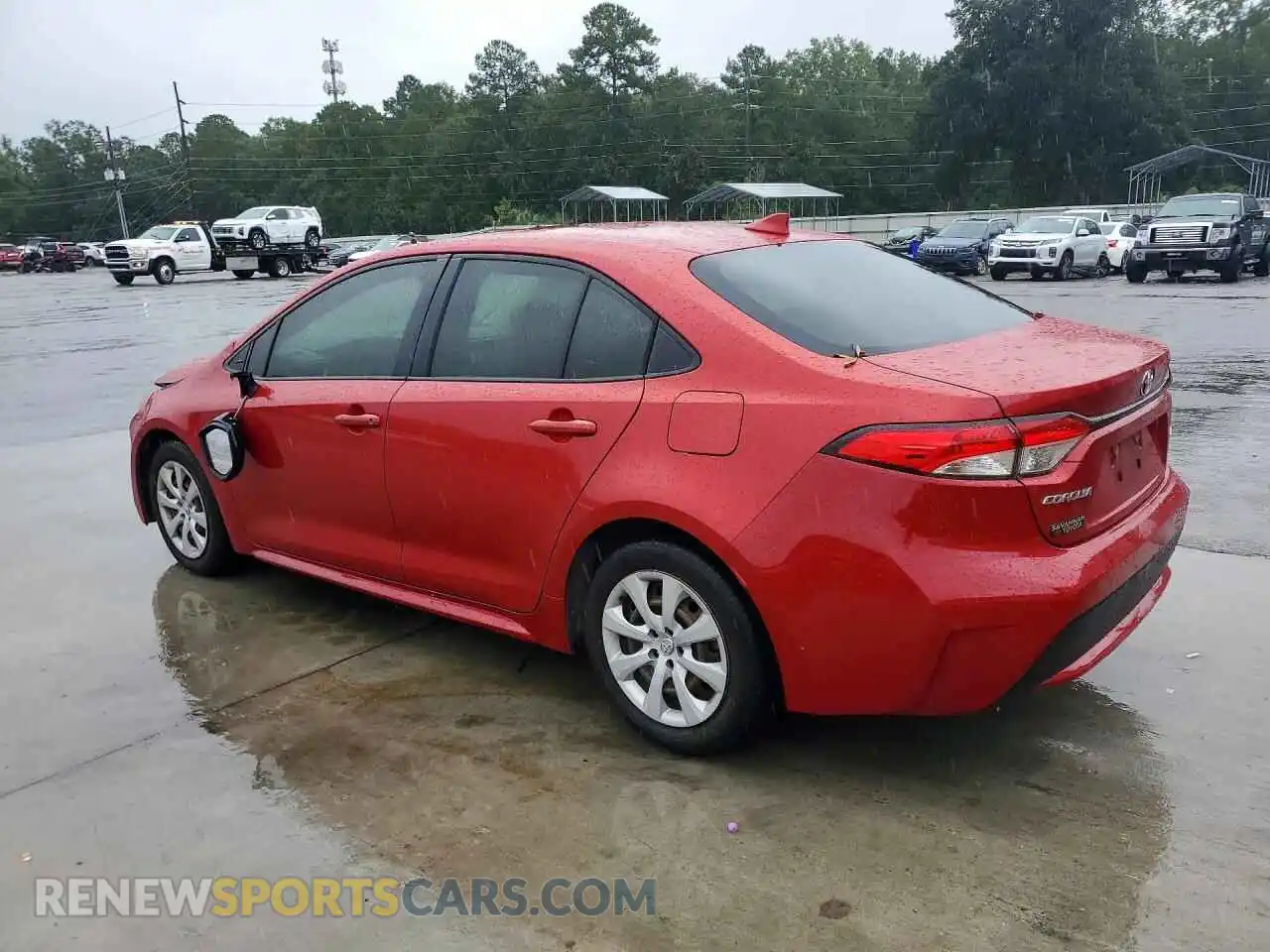 2 Photograph of a damaged car JTDEPMAE5MJ136238 TOYOTA COROLLA 2021