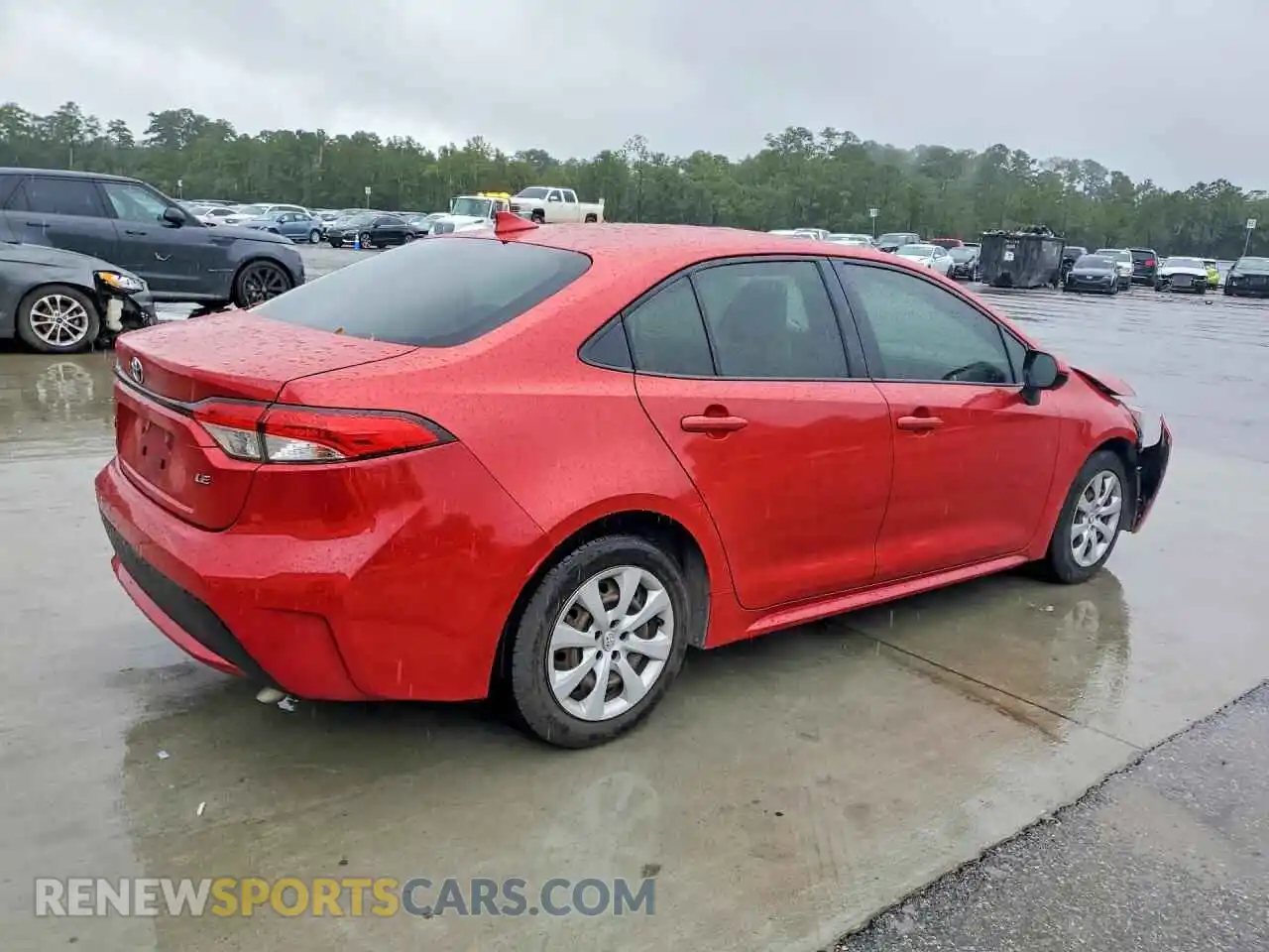 3 Photograph of a damaged car JTDEPMAE5MJ136238 TOYOTA COROLLA 2021