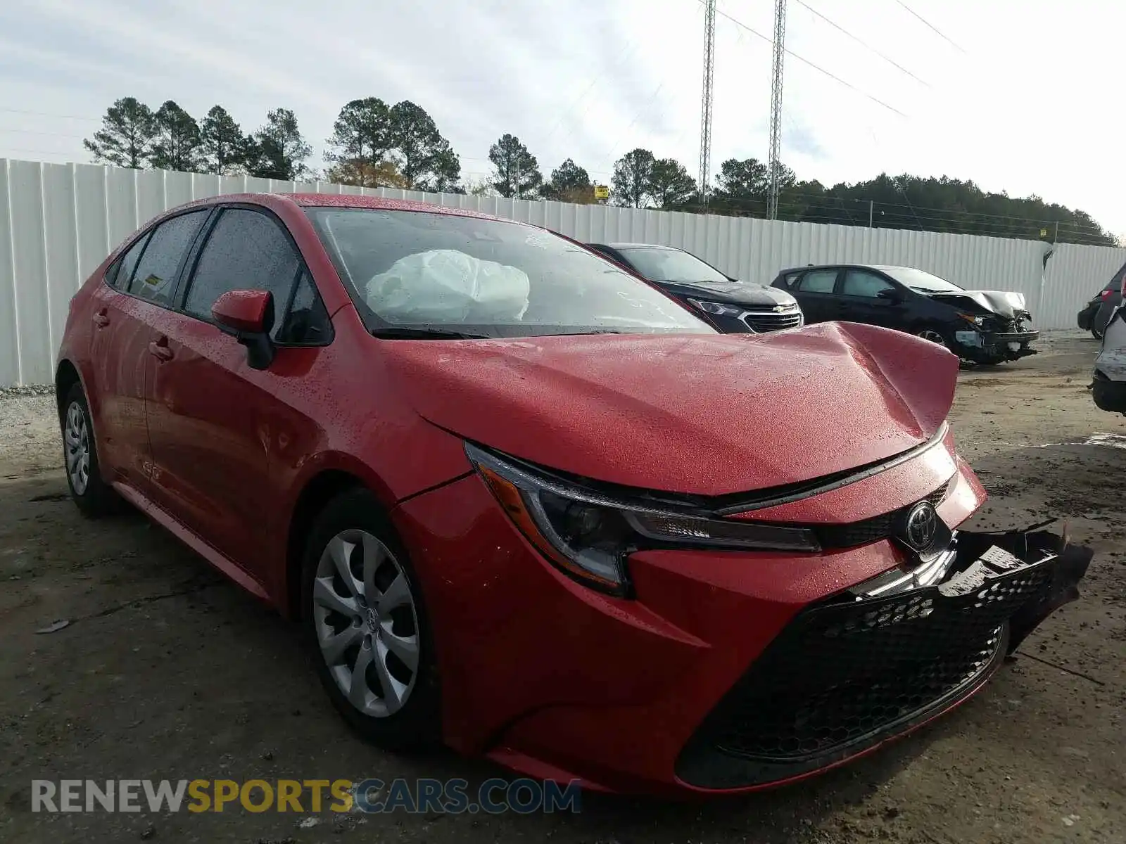 1 Photograph of a damaged car JTDEPMAE5MJ139883 TOYOTA COROLLA 2021