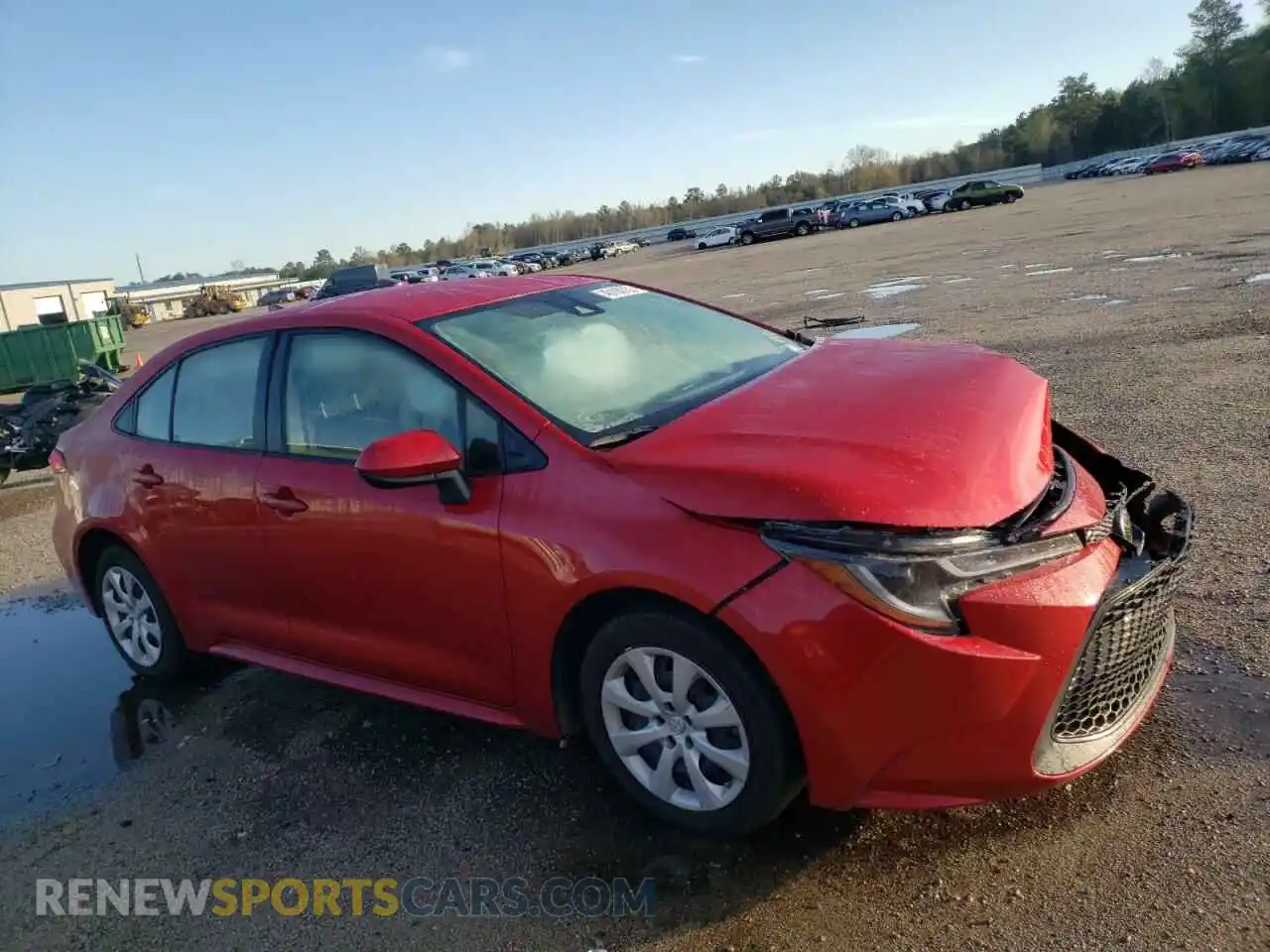 1 Photograph of a damaged car JTDEPMAE5MJ140967 TOYOTA COROLLA 2021