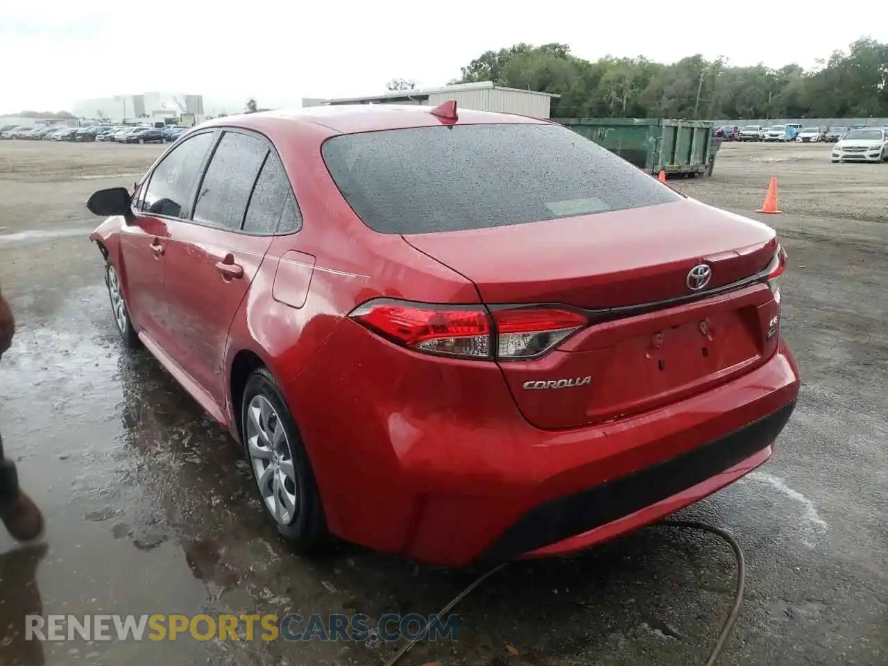3 Photograph of a damaged car JTDEPMAE5MJ141486 TOYOTA COROLLA 2021