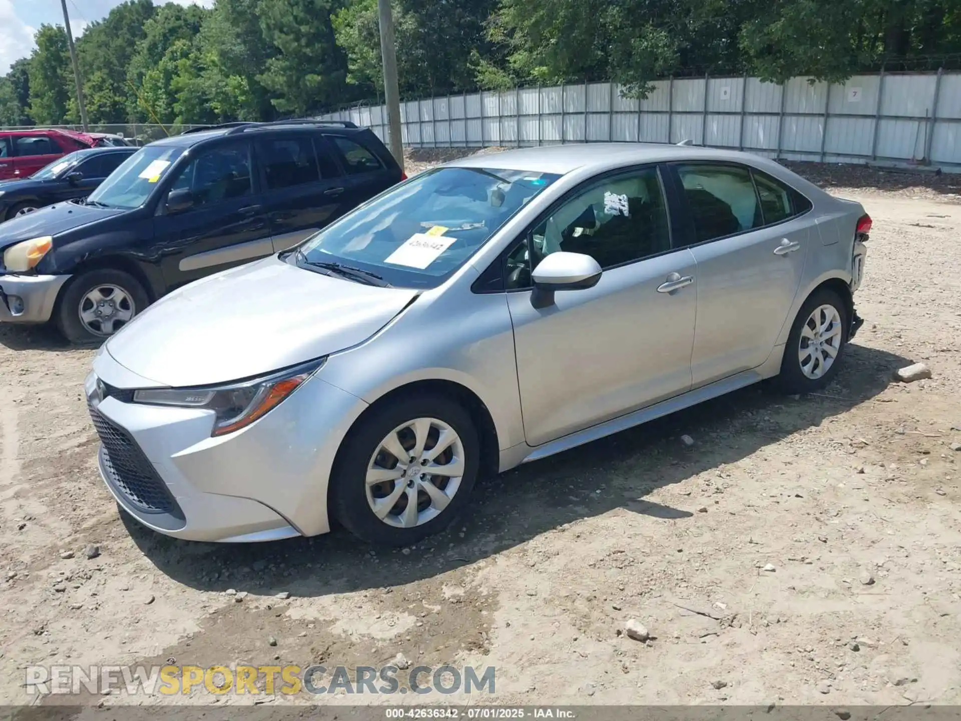 2 Photograph of a damaged car JTDEPMAE5MJ141794 TOYOTA COROLLA 2021