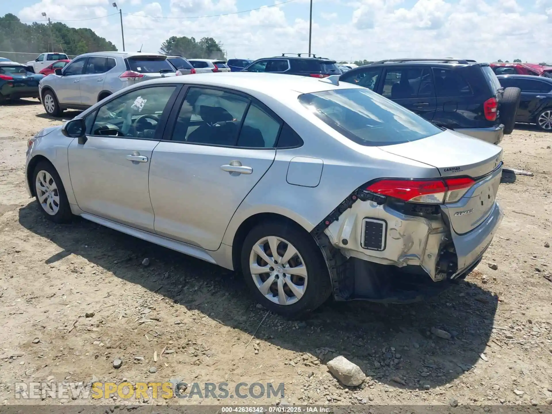 3 Photograph of a damaged car JTDEPMAE5MJ141794 TOYOTA COROLLA 2021
