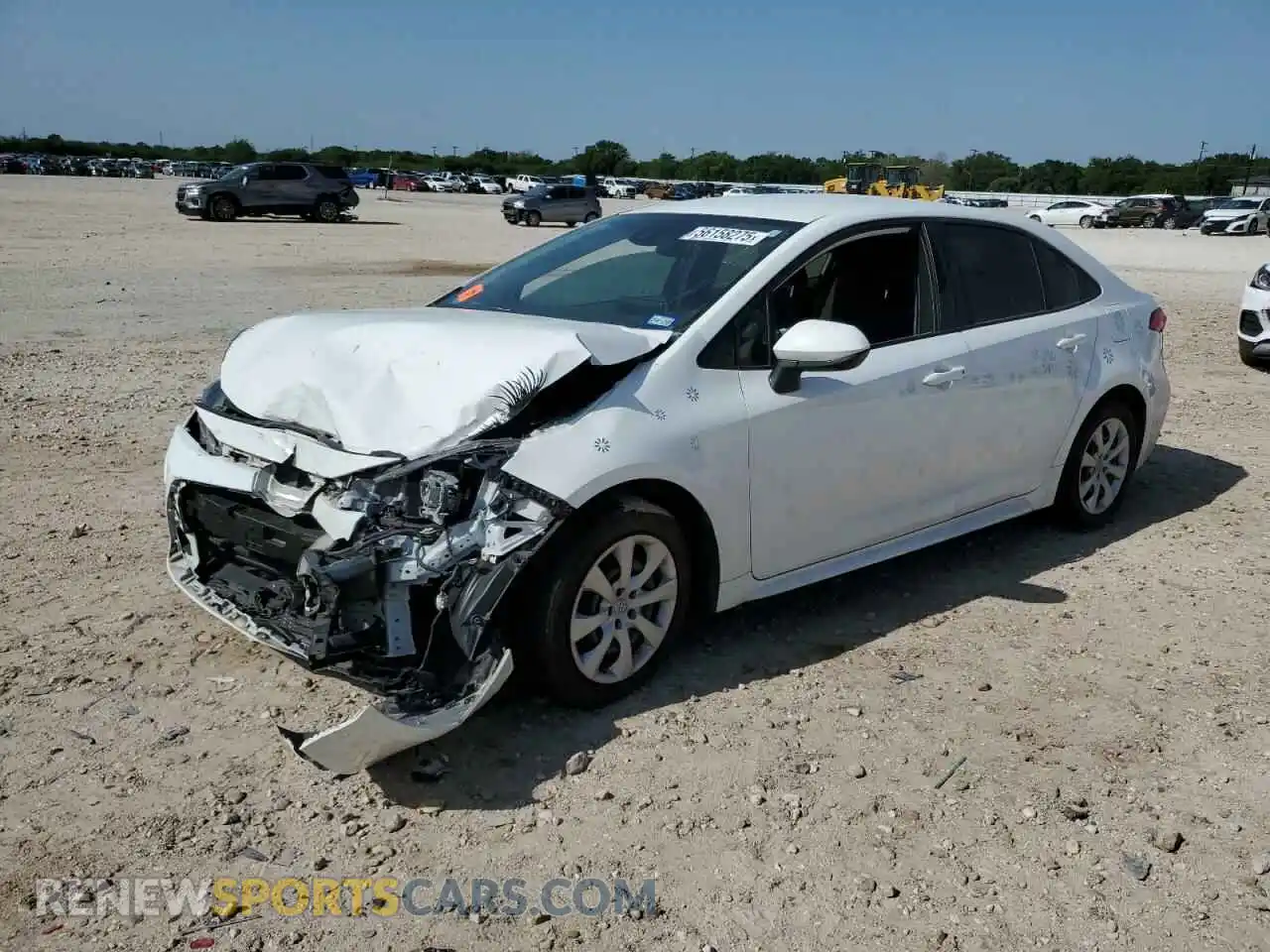 1 Photograph of a damaged car JTDEPMAE5MJ141908 TOYOTA COROLLA 2021