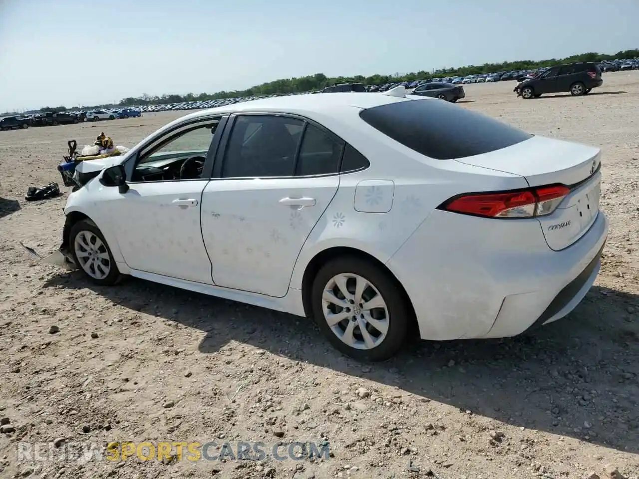 2 Photograph of a damaged car JTDEPMAE5MJ141908 TOYOTA COROLLA 2021