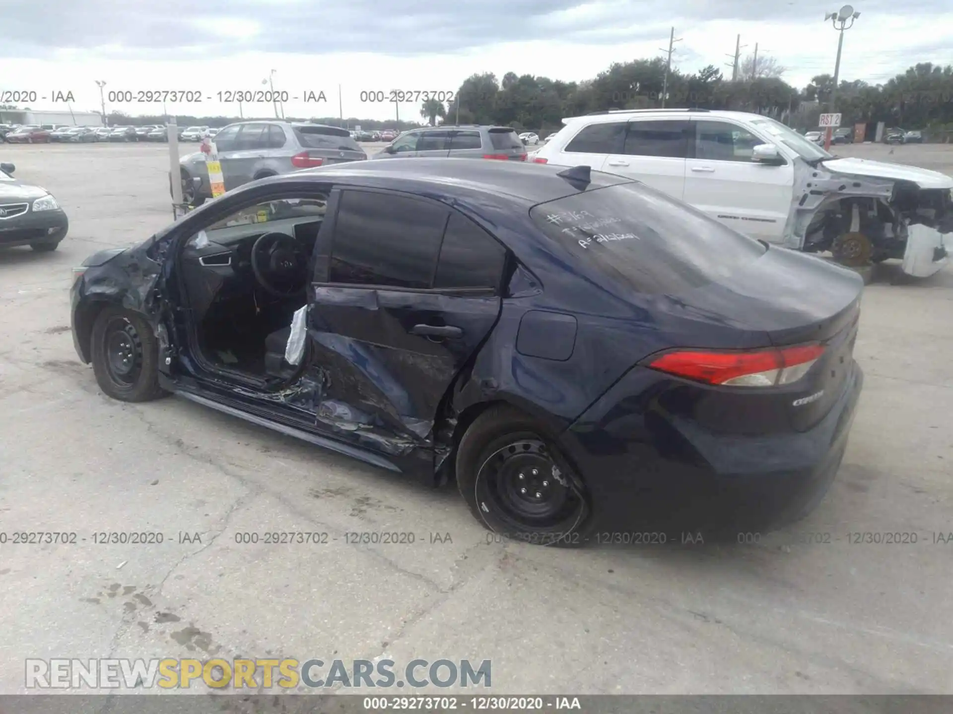 3 Photograph of a damaged car JTDEPMAE5MJ143254 TOYOTA COROLLA 2021