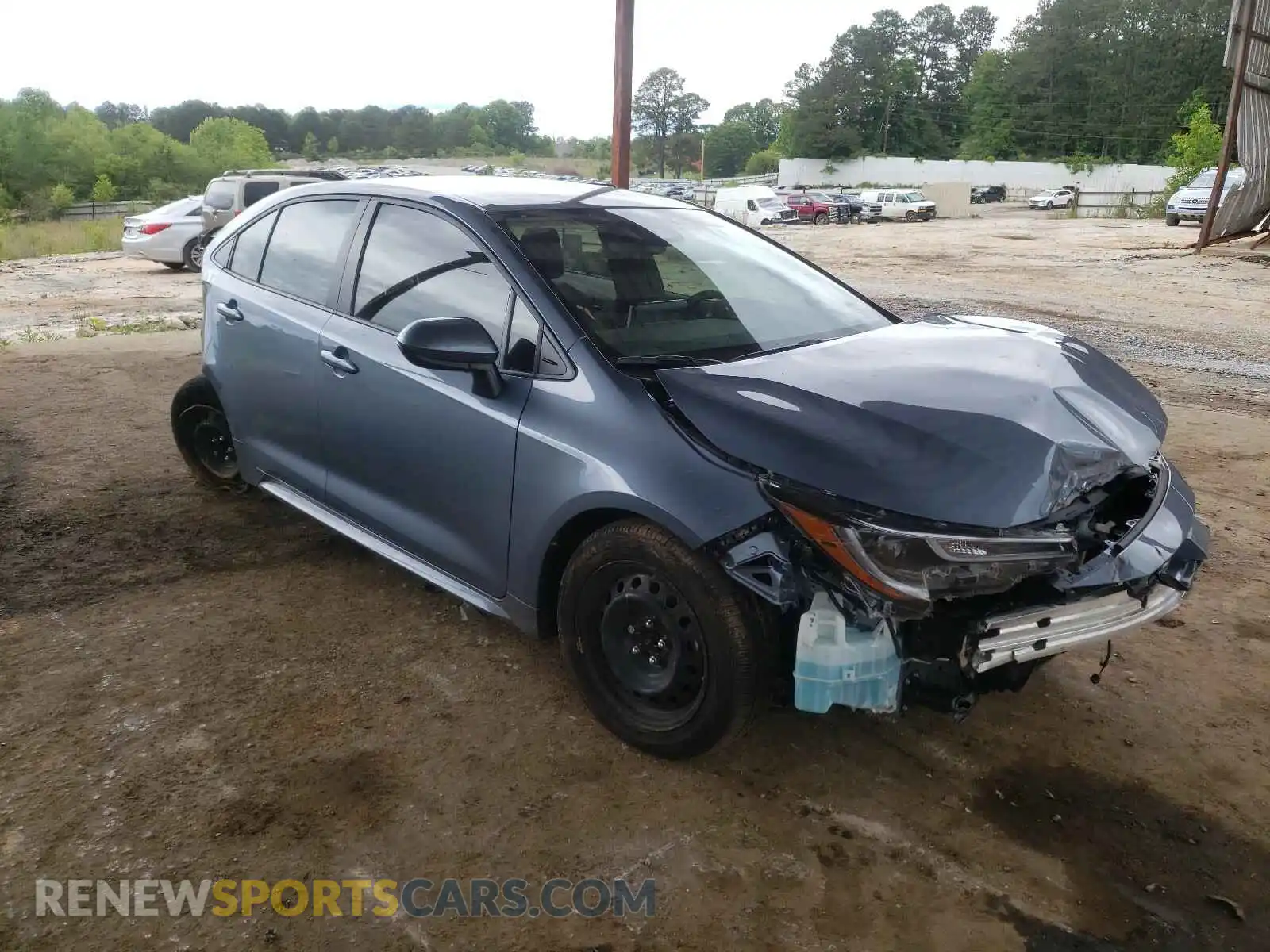 1 Photograph of a damaged car JTDEPMAE5MJ145330 TOYOTA COROLLA 2021