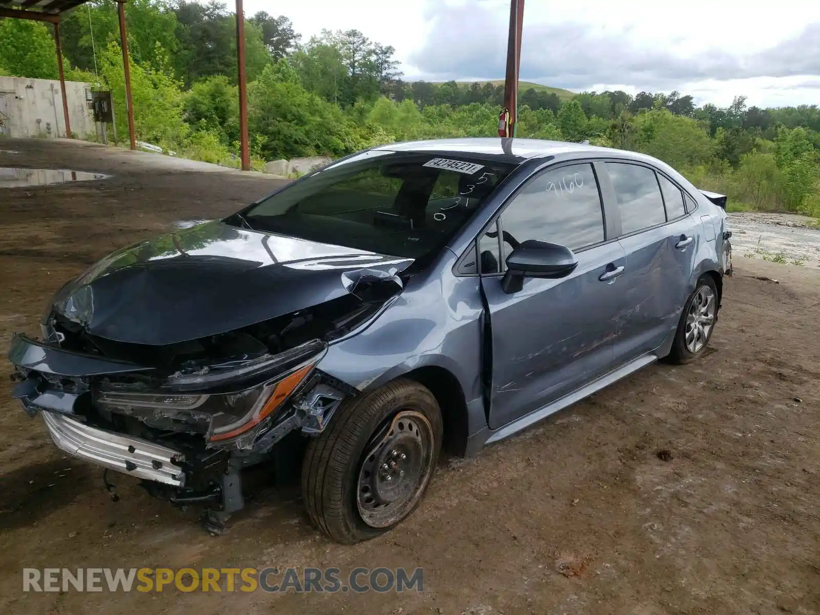 2 Photograph of a damaged car JTDEPMAE5MJ145330 TOYOTA COROLLA 2021