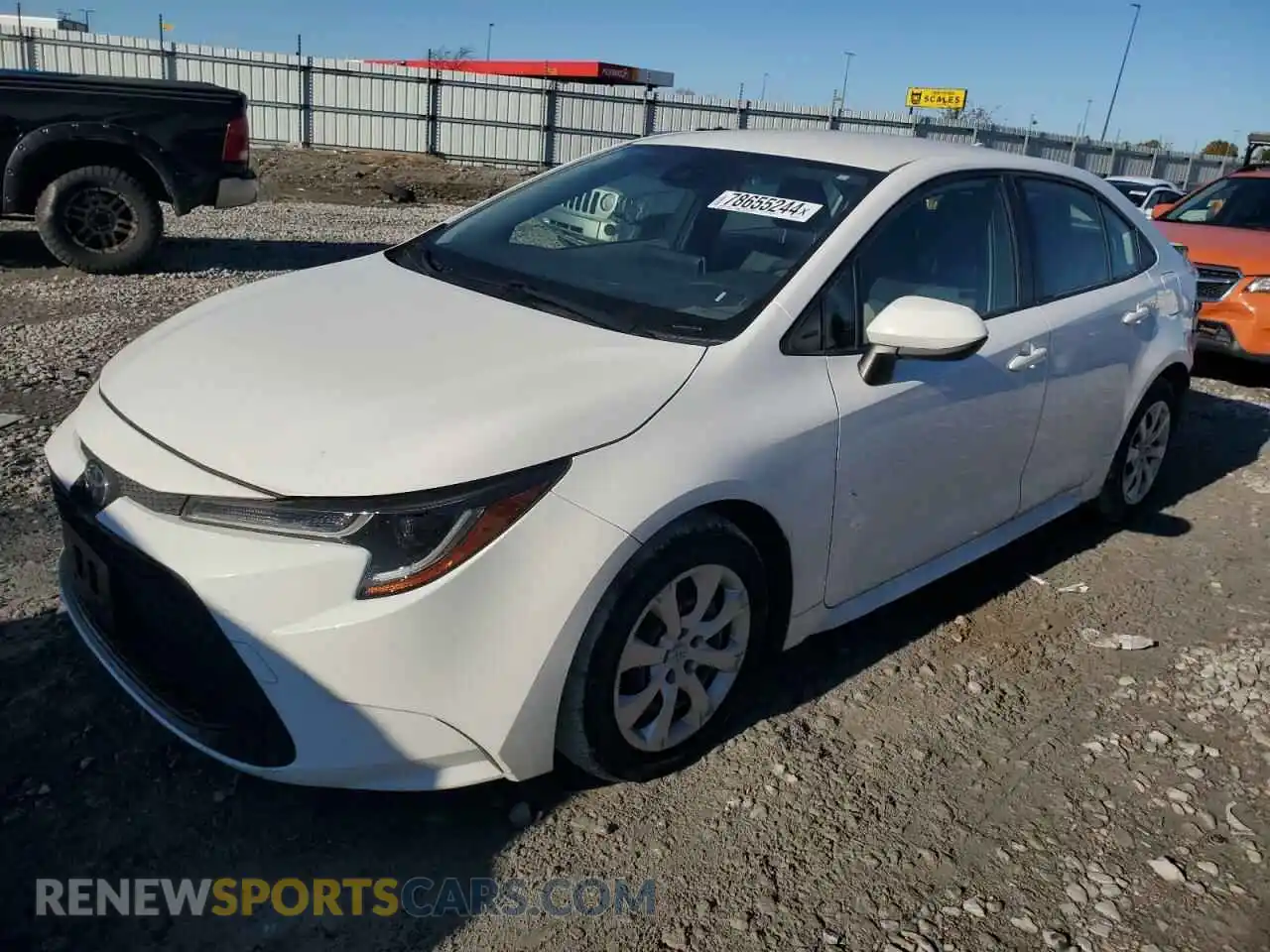 1 Photograph of a damaged car JTDEPMAE5MJ147255 TOYOTA COROLLA 2021