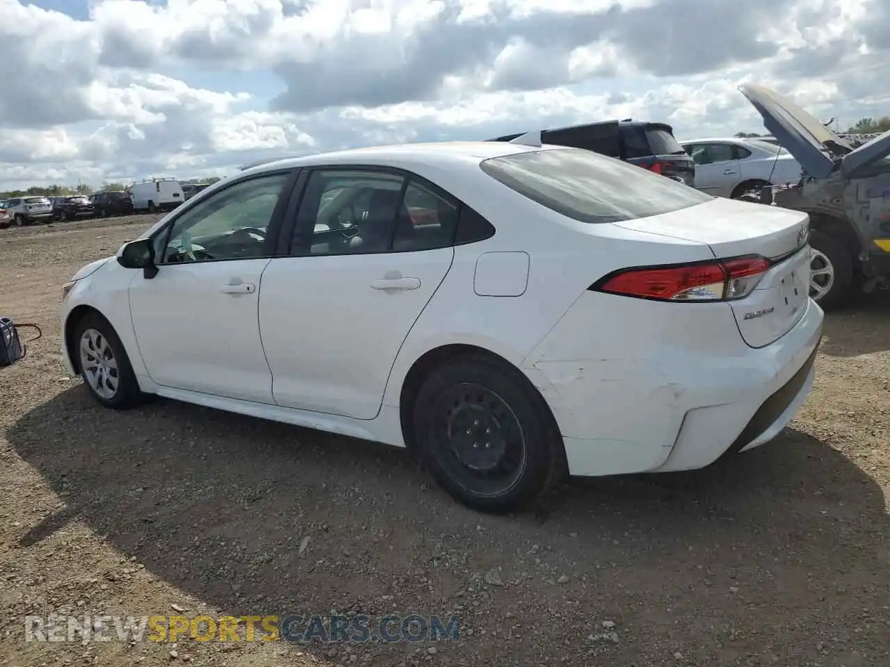 2 Photograph of a damaged car JTDEPMAE5MJ148356 TOYOTA COROLLA 2021
