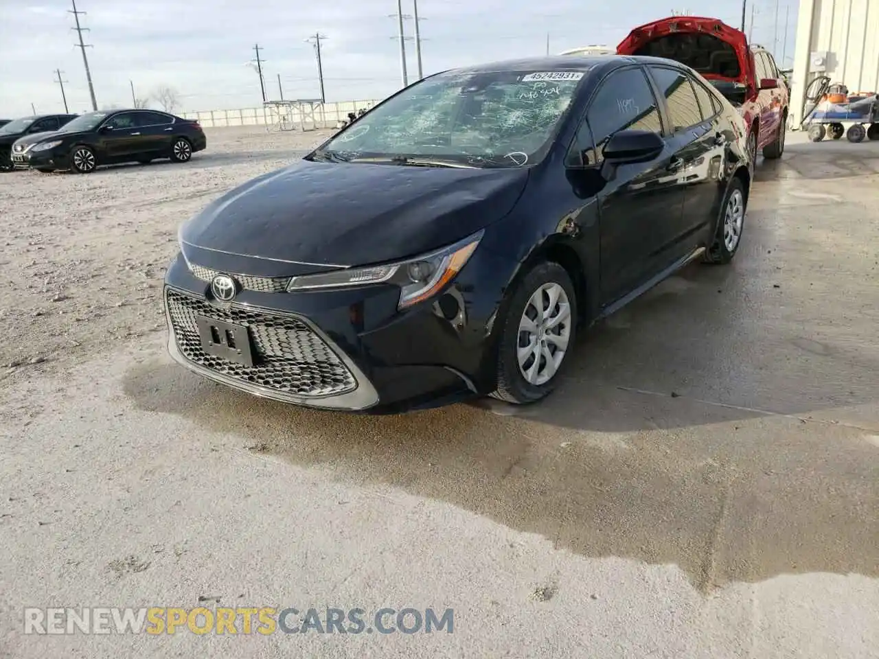 2 Photograph of a damaged car JTDEPMAE5MJ148504 TOYOTA COROLLA 2021