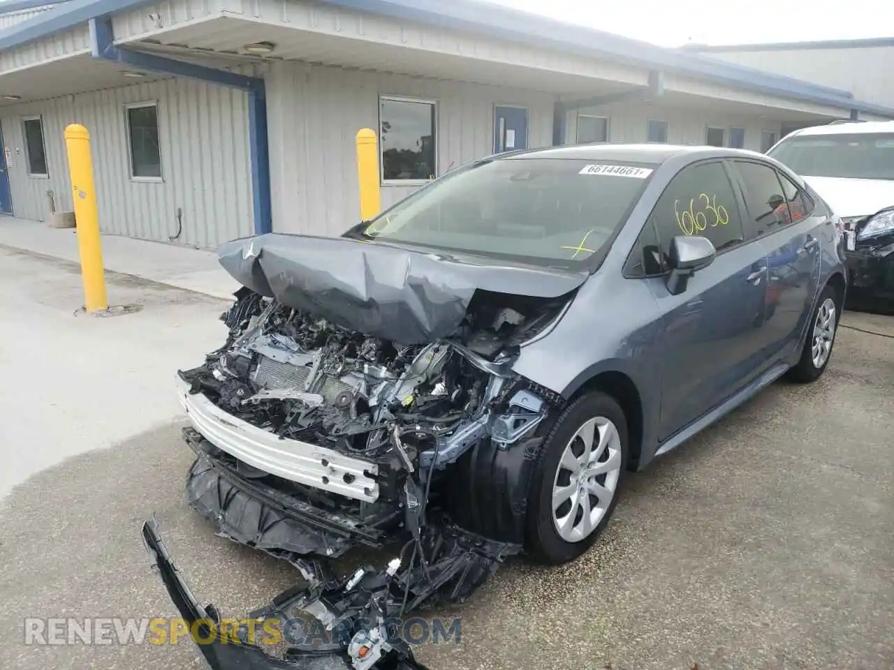 2 Photograph of a damaged car JTDEPMAE5MJ149796 TOYOTA COROLLA 2021