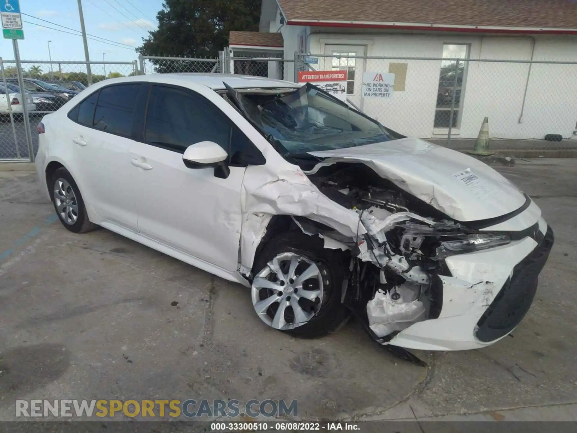 1 fotografías del automóvil dañado JTDEPMAE5MJ150625 TOYOTA COROLLA 2021