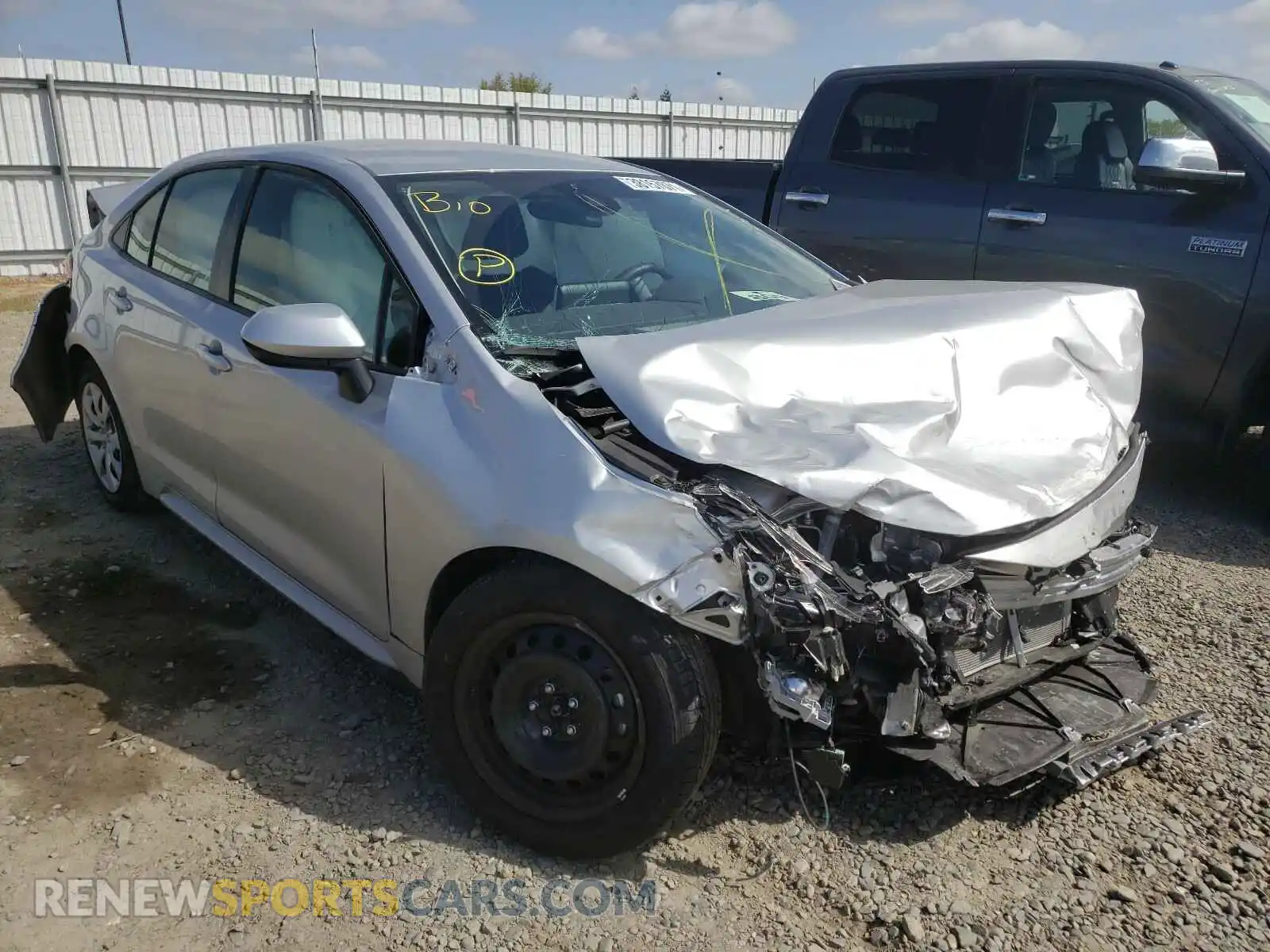 1 fotografías del automóvil dañado JTDEPMAE5MJ150916 TOYOTA COROLLA 2021