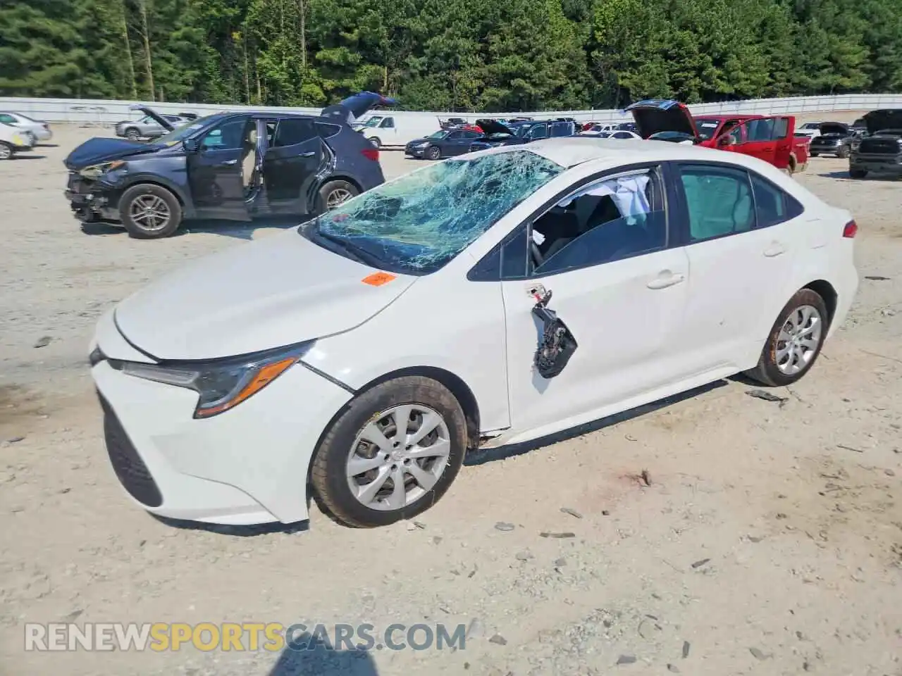 1 fotografías del automóvil dañado JTDEPMAE5MJ154903 TOYOTA COROLLA 2021