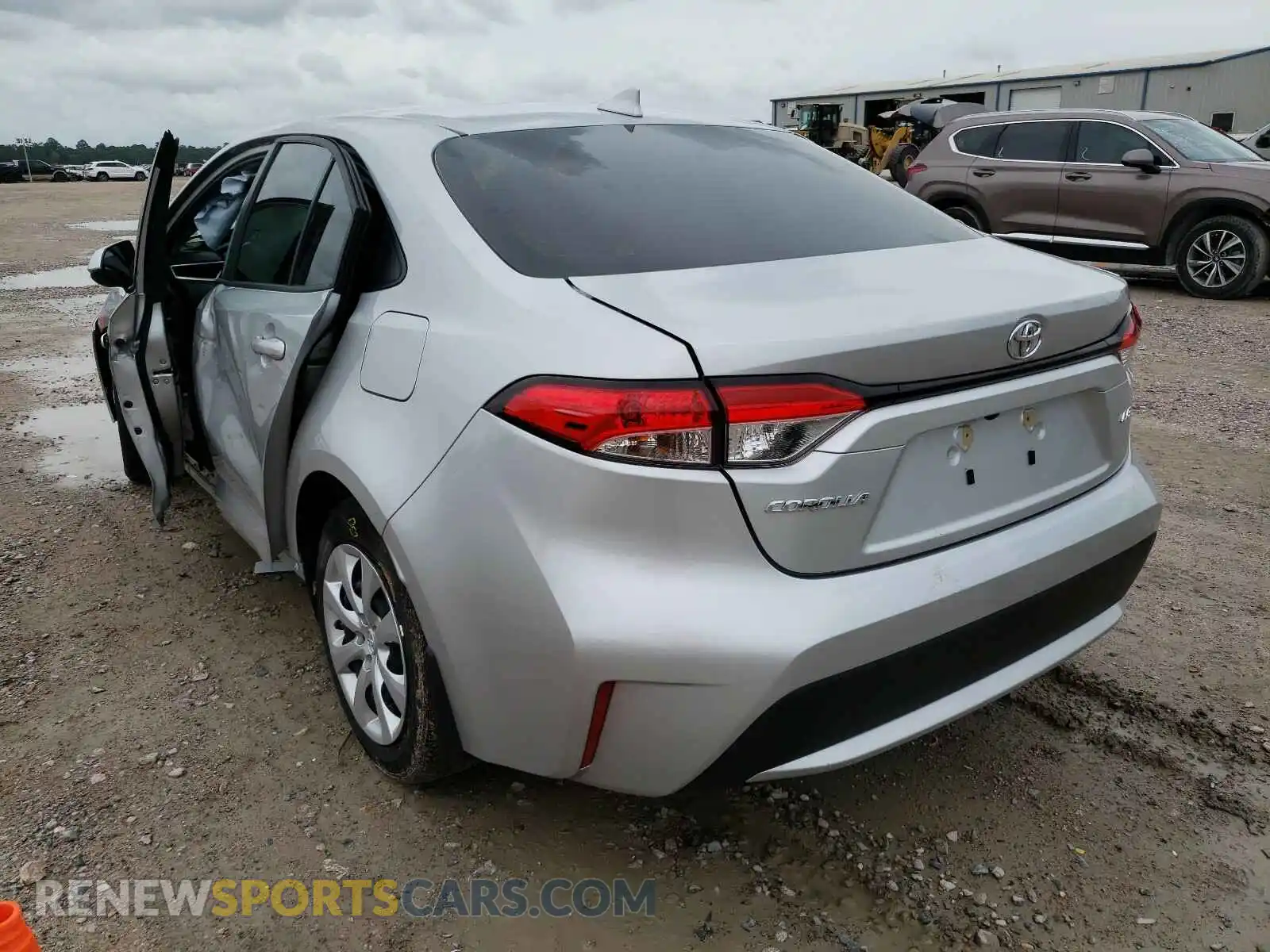 3 Photograph of a damaged car JTDEPMAE5MJ155419 TOYOTA COROLLA 2021