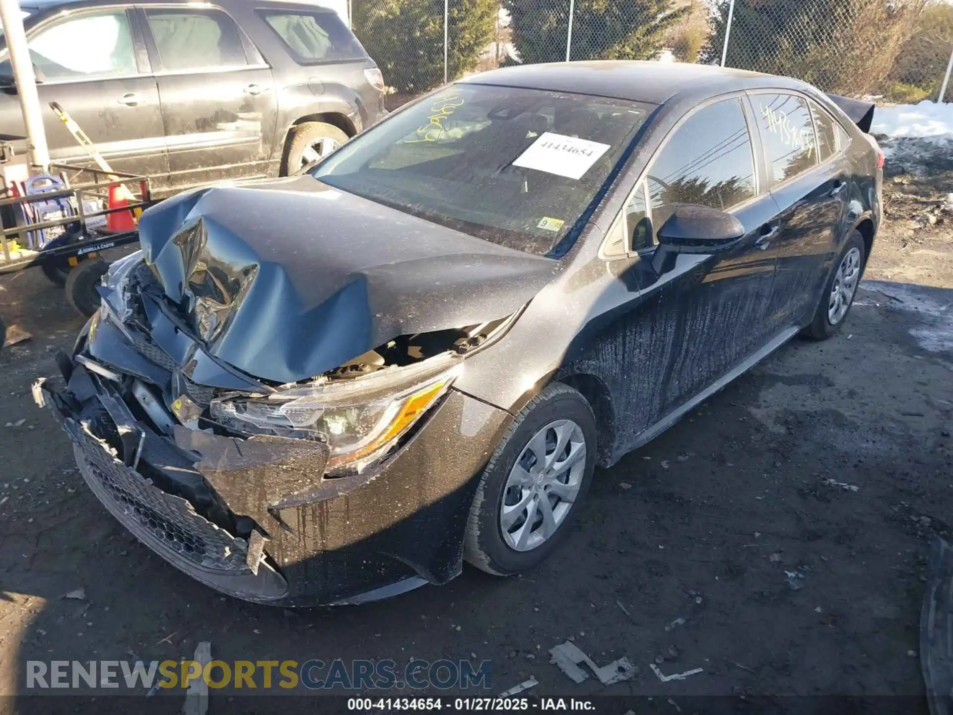 2 fotografías del automóvil dañado JTDEPMAE5MJ155601 TOYOTA COROLLA 2021