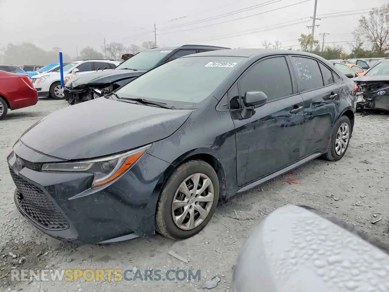 1 Photograph of a damaged car JTDEPMAE5MJ156487 TOYOTA COROLLA 2021