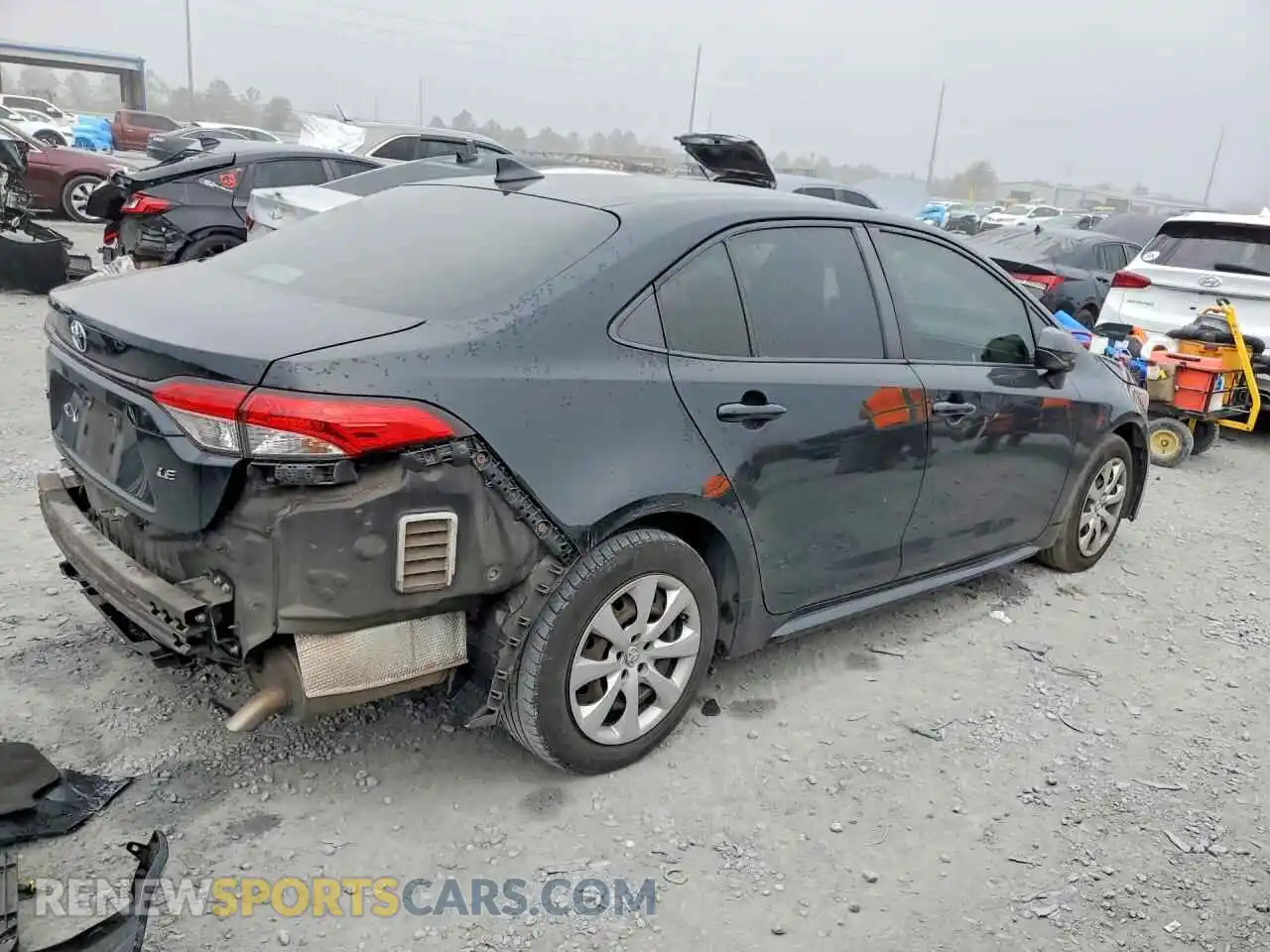 3 Photograph of a damaged car JTDEPMAE5MJ156487 TOYOTA COROLLA 2021