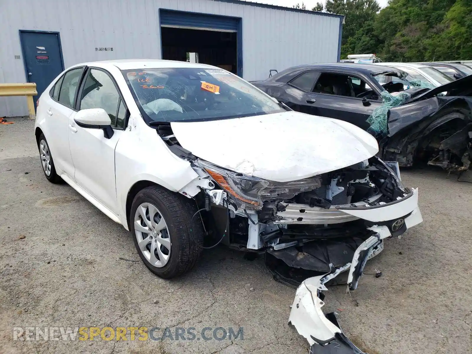 1 Photograph of a damaged car JTDEPMAE5MJ157350 TOYOTA COROLLA 2021