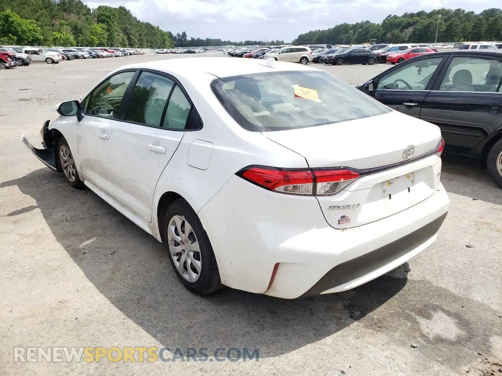 3 Photograph of a damaged car JTDEPMAE5MJ157350 TOYOTA COROLLA 2021